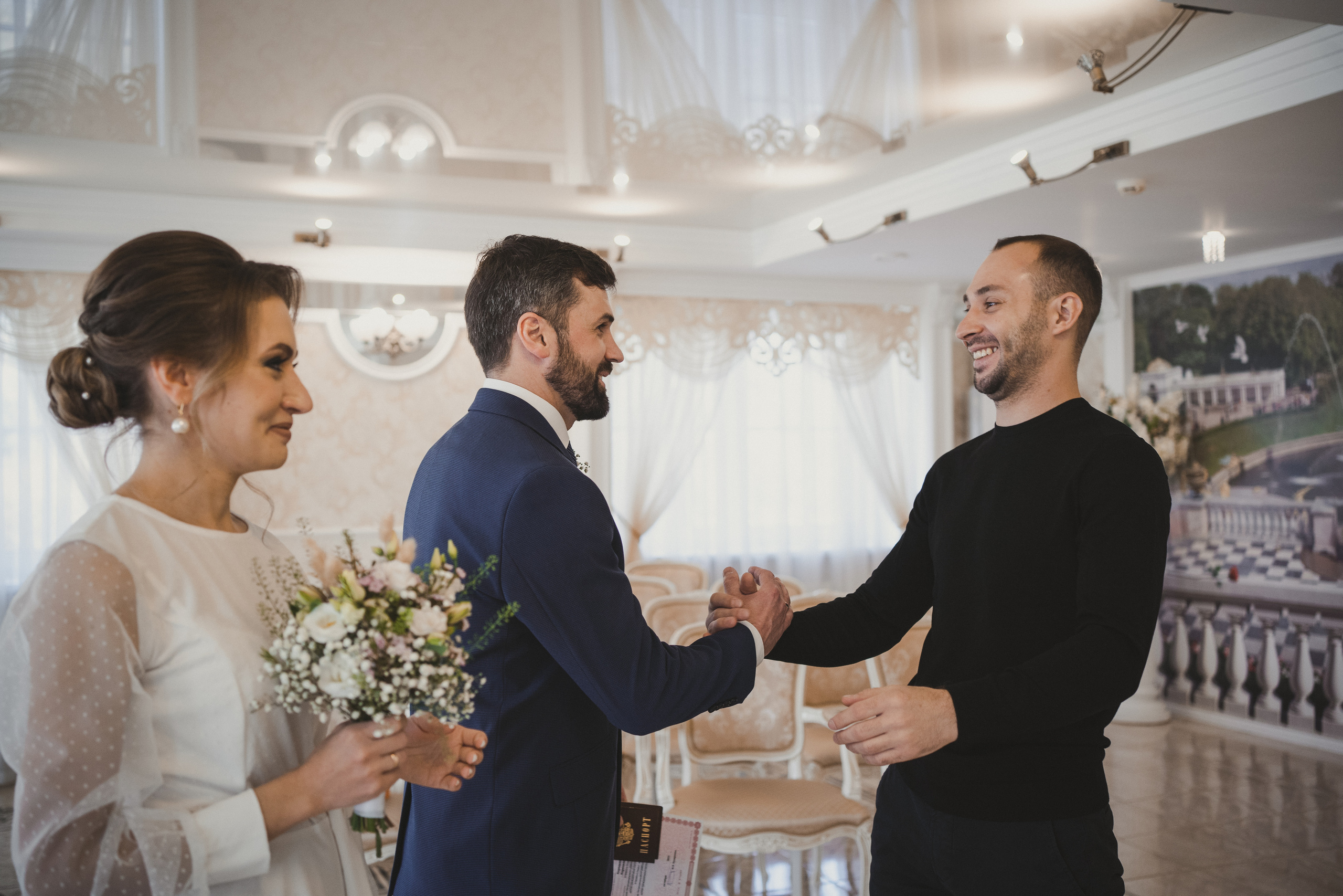 Регистрация в ЗАГСе. Фотограф в Петергофе