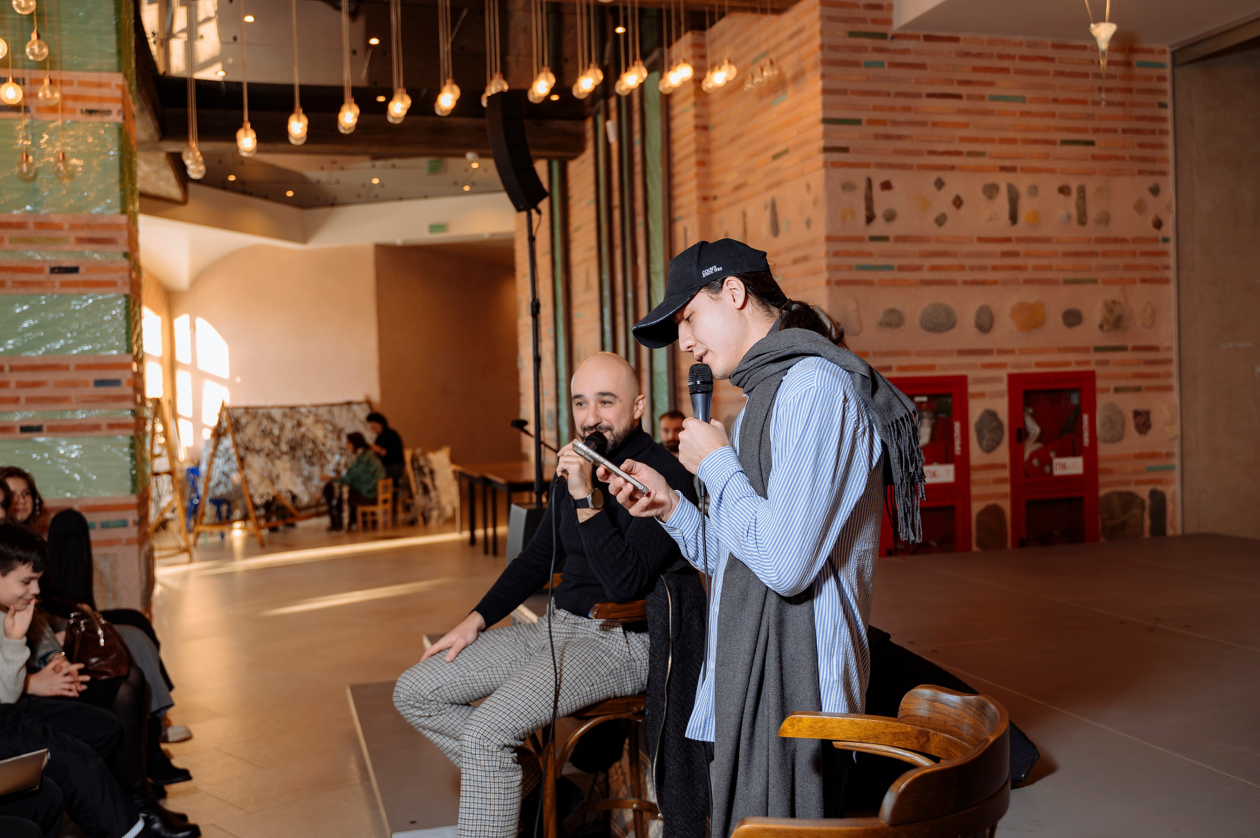 ФАН встреча участников проекта FACTOR.BY: Ибрагима Карасова и Шамхала Хачатуряна. Фотограф Беларусь — Ольга Шаповалова (Жардецкая)