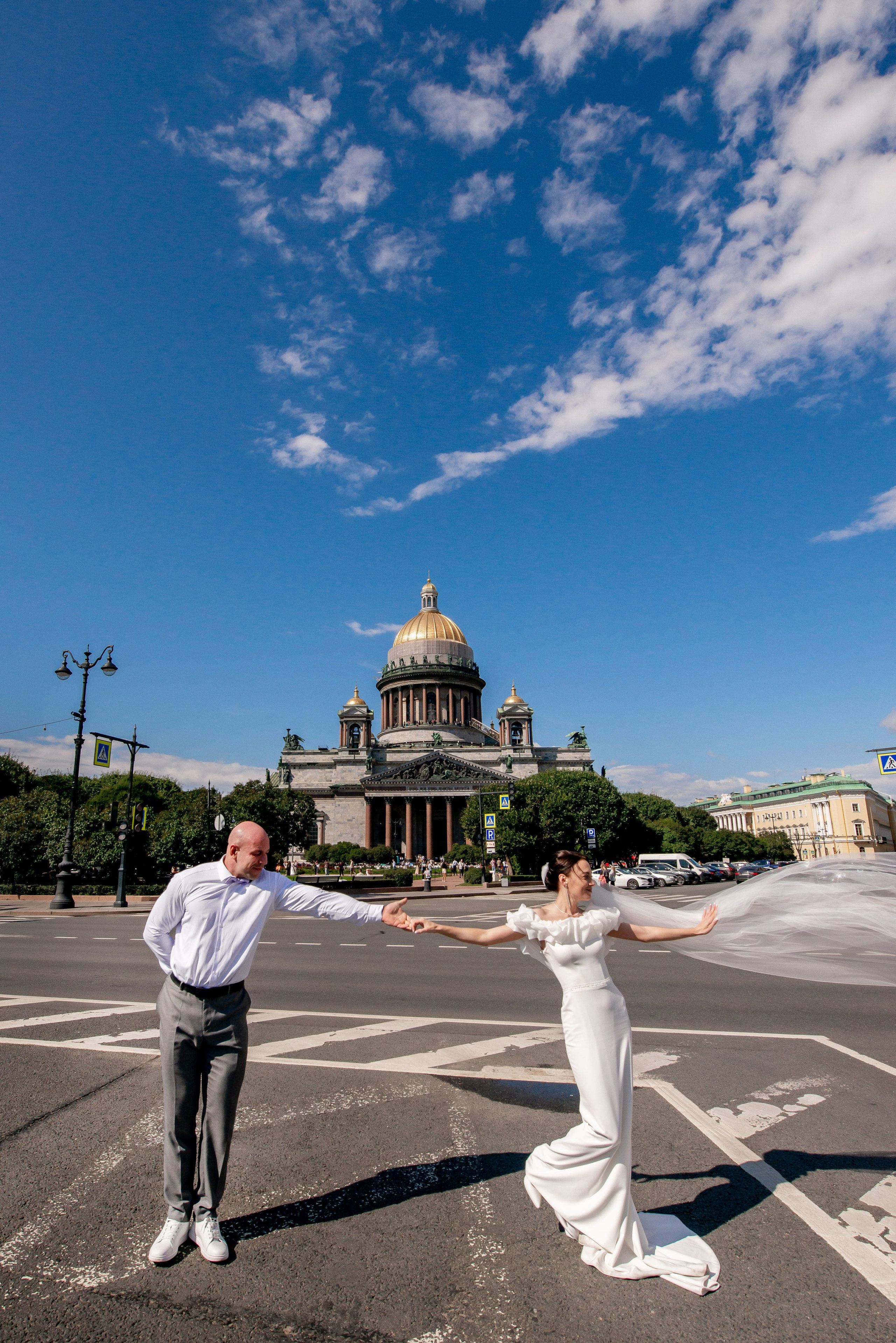 Летняя свадьба В Санкт-Петербурге и красивой выездной регистрацией Даши и Саши. Воздушная свадебная фотосессия в Петербурге. Портретный, семейный и свадебный фотограф в Санкт-Петербурге и в Пушкине Ширяев Денис
