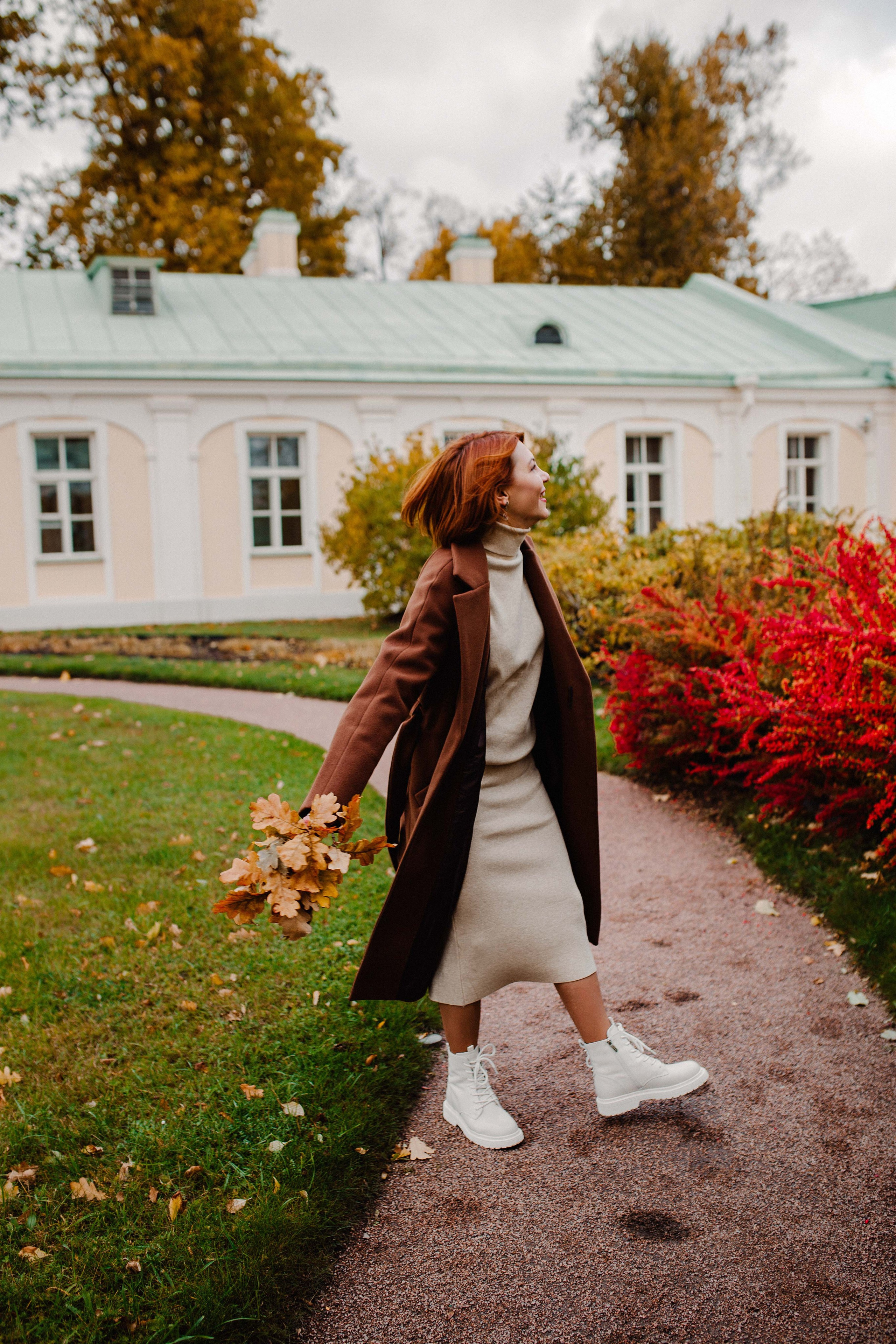 Прогулка в осеннем парке Ораниенбаум. Семейный и индивидуальный фотограф в Санкт-Петербурге Маргарита Щипкова