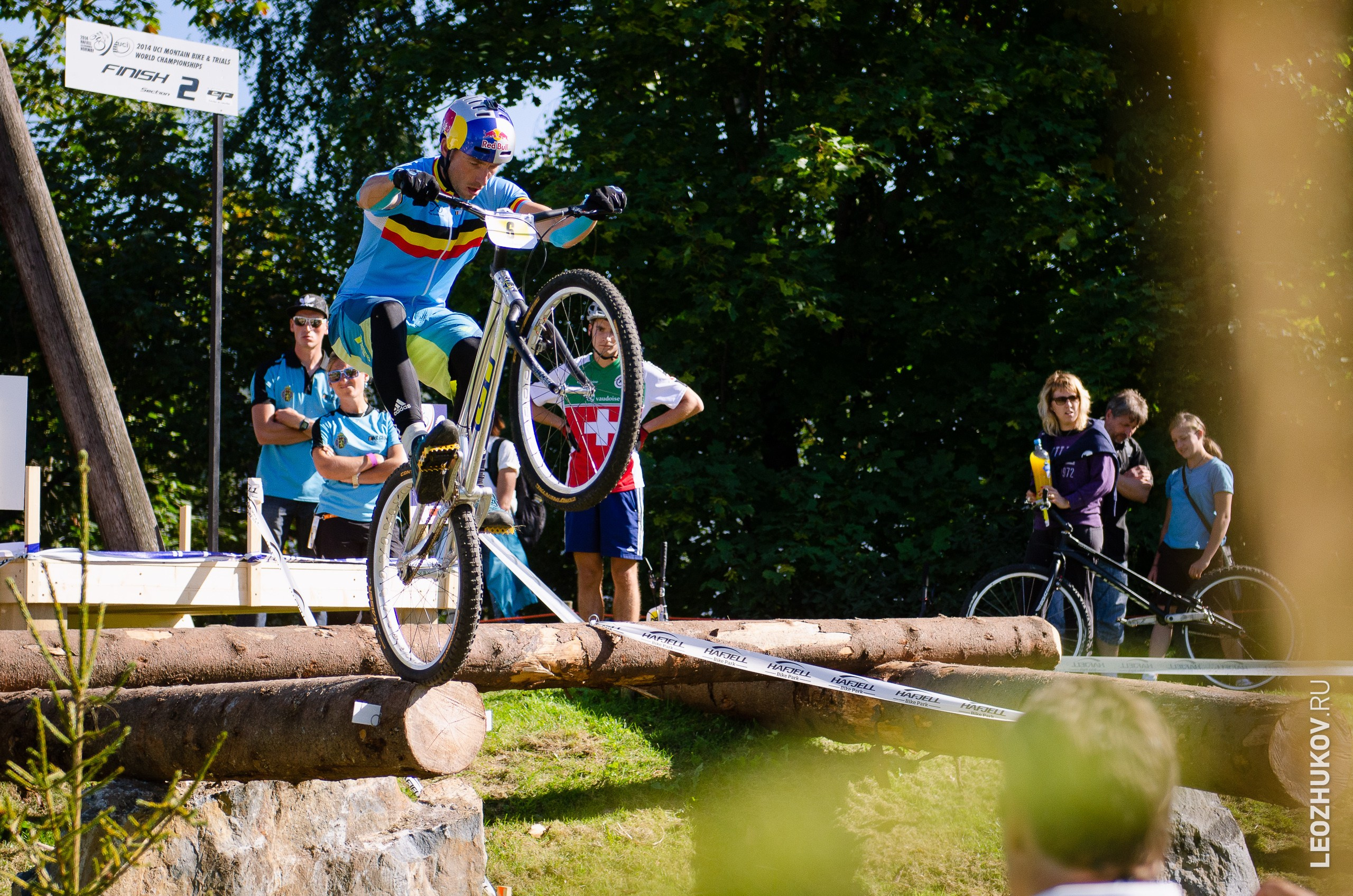 UCI Trials World Championships 2014. Sports photographer Leonid Zhukov