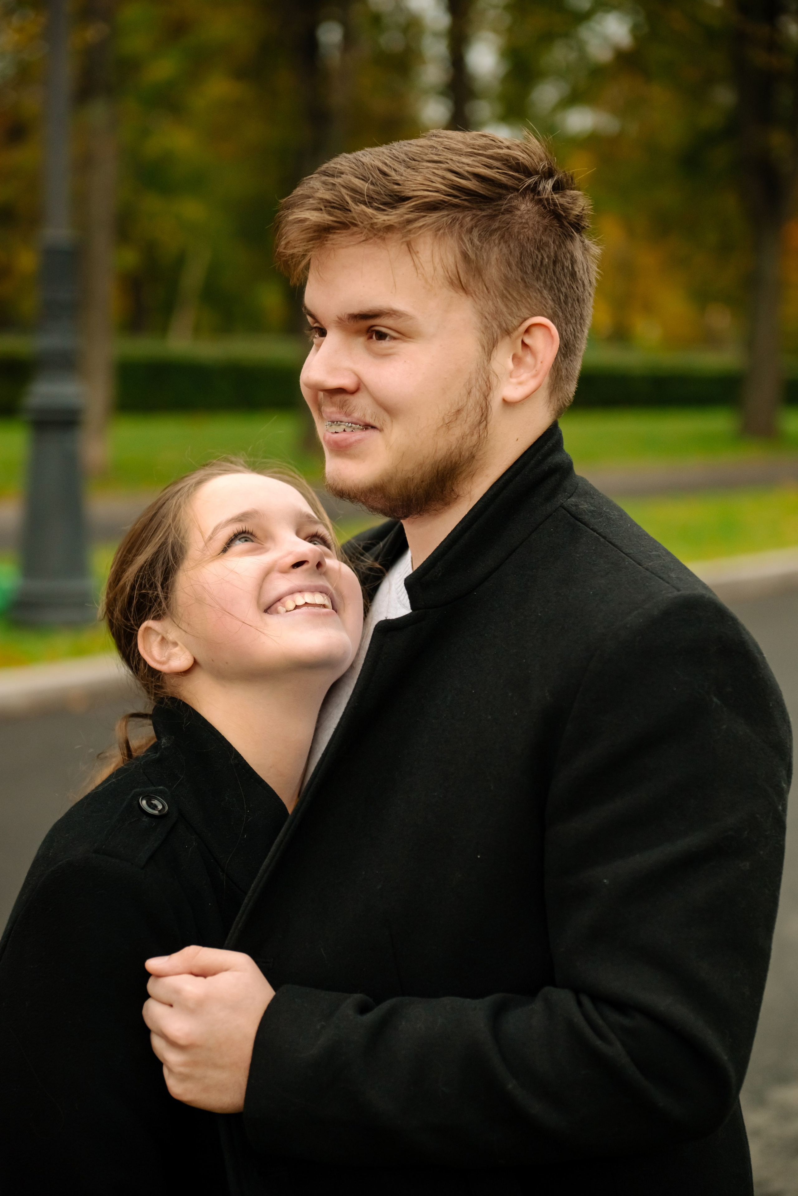 Осенняя фотосессия в Питере в Летнем саду и у Михайловского замка. Свадебный и сеейный фотограф в Санкт-Петербурге Елена Худякова
