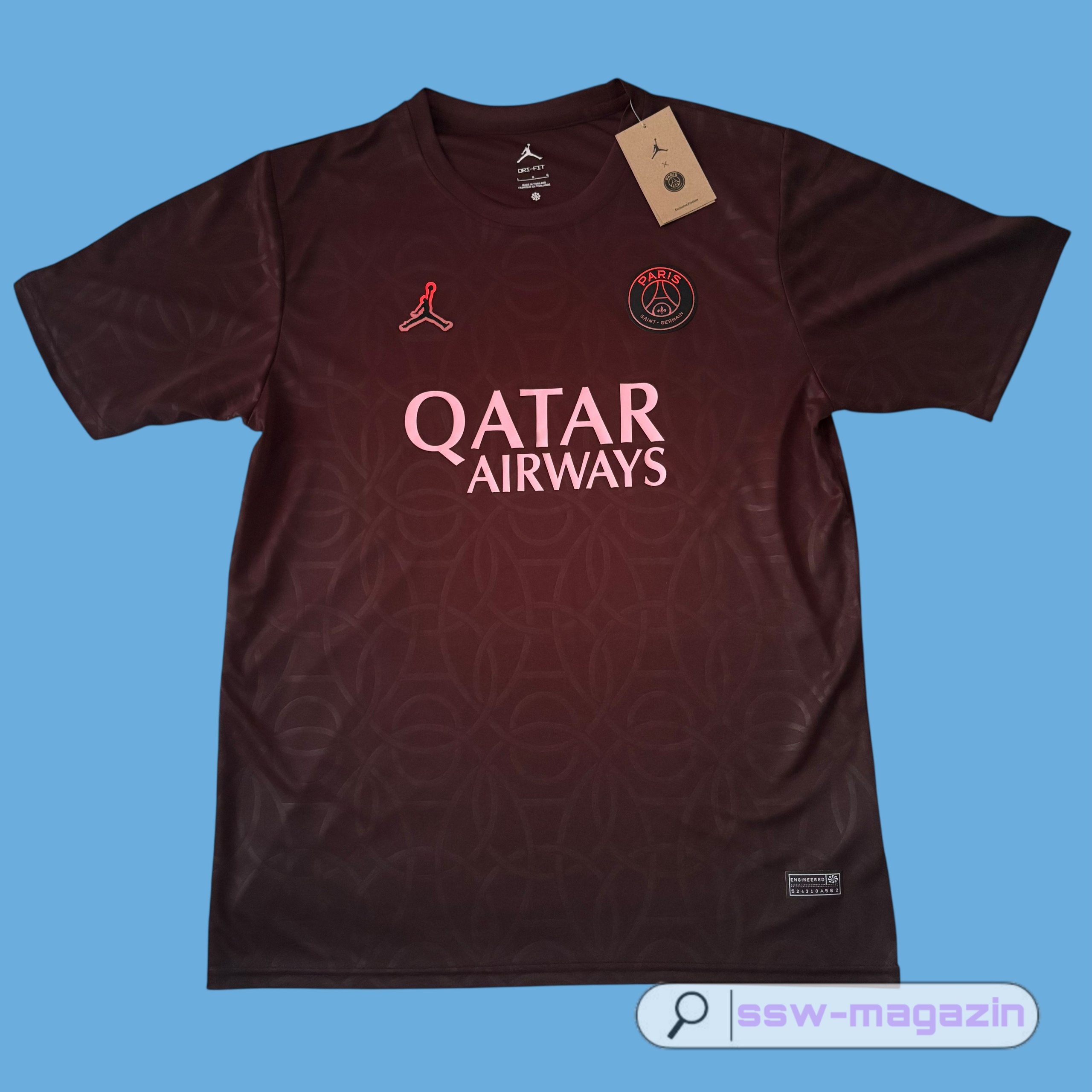 Чёрная футболка PSG 2026 купить. Футбольный магазин — ssw_magazin