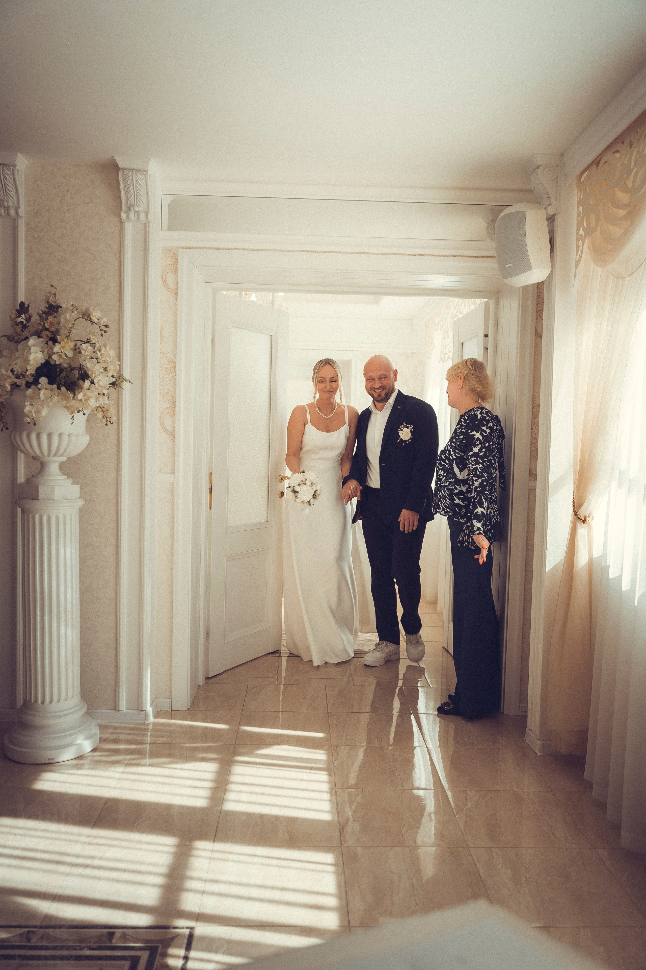 Регистрация в городе Петергоф. Свадебная фотосессия.