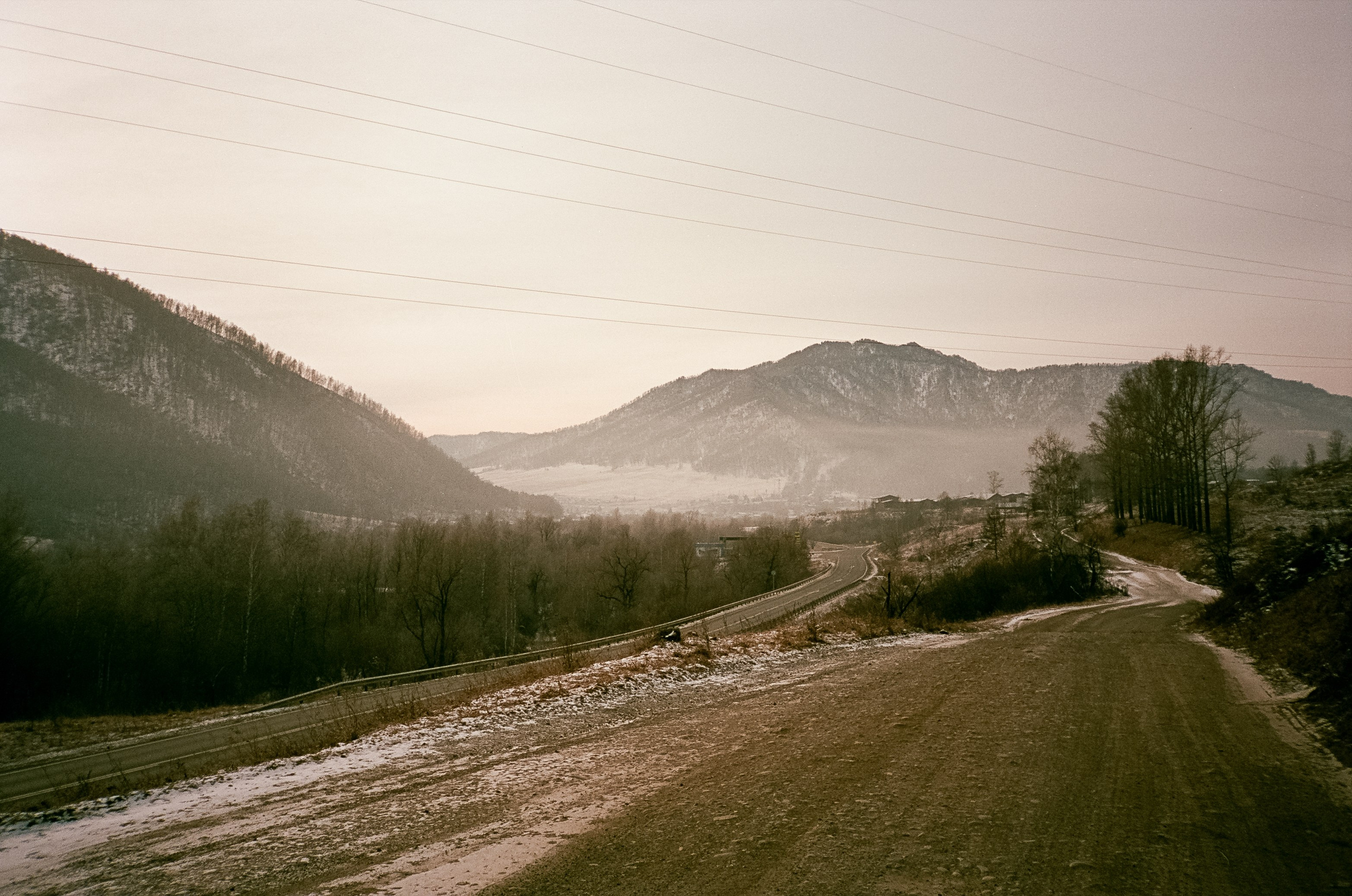Семинский перевал / 19 декабря 2023 года (-18℃) / Kodak Aerocolor IV