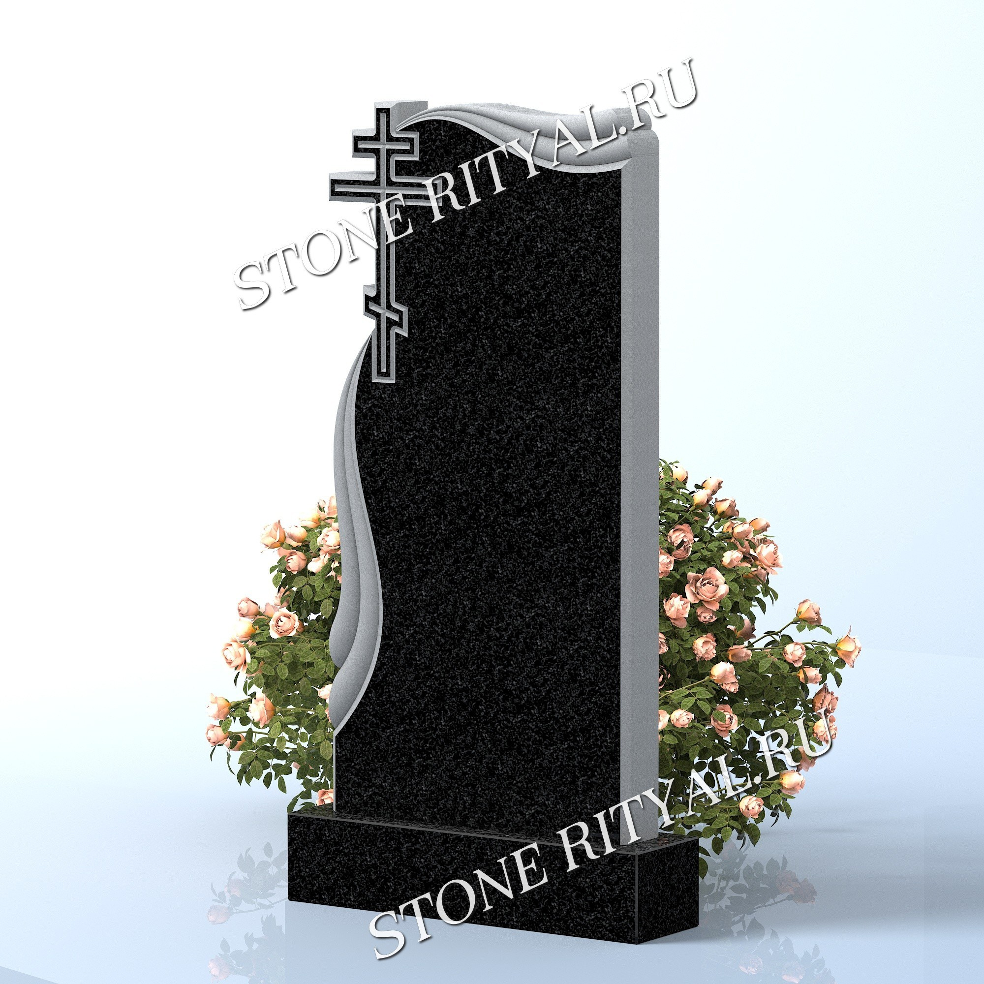 Вертикальные памятники прямые. Изготовление и установка памятников в Москве и МО