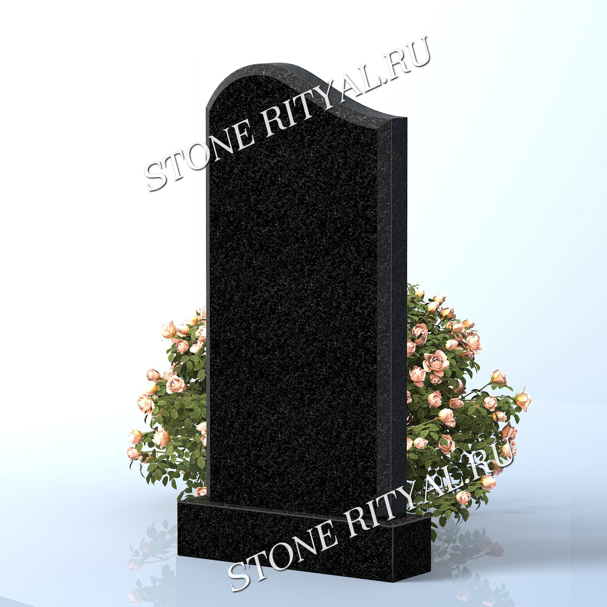 Вертикальные памятники прямые. Изготовление и установка памятников в Москве и МО