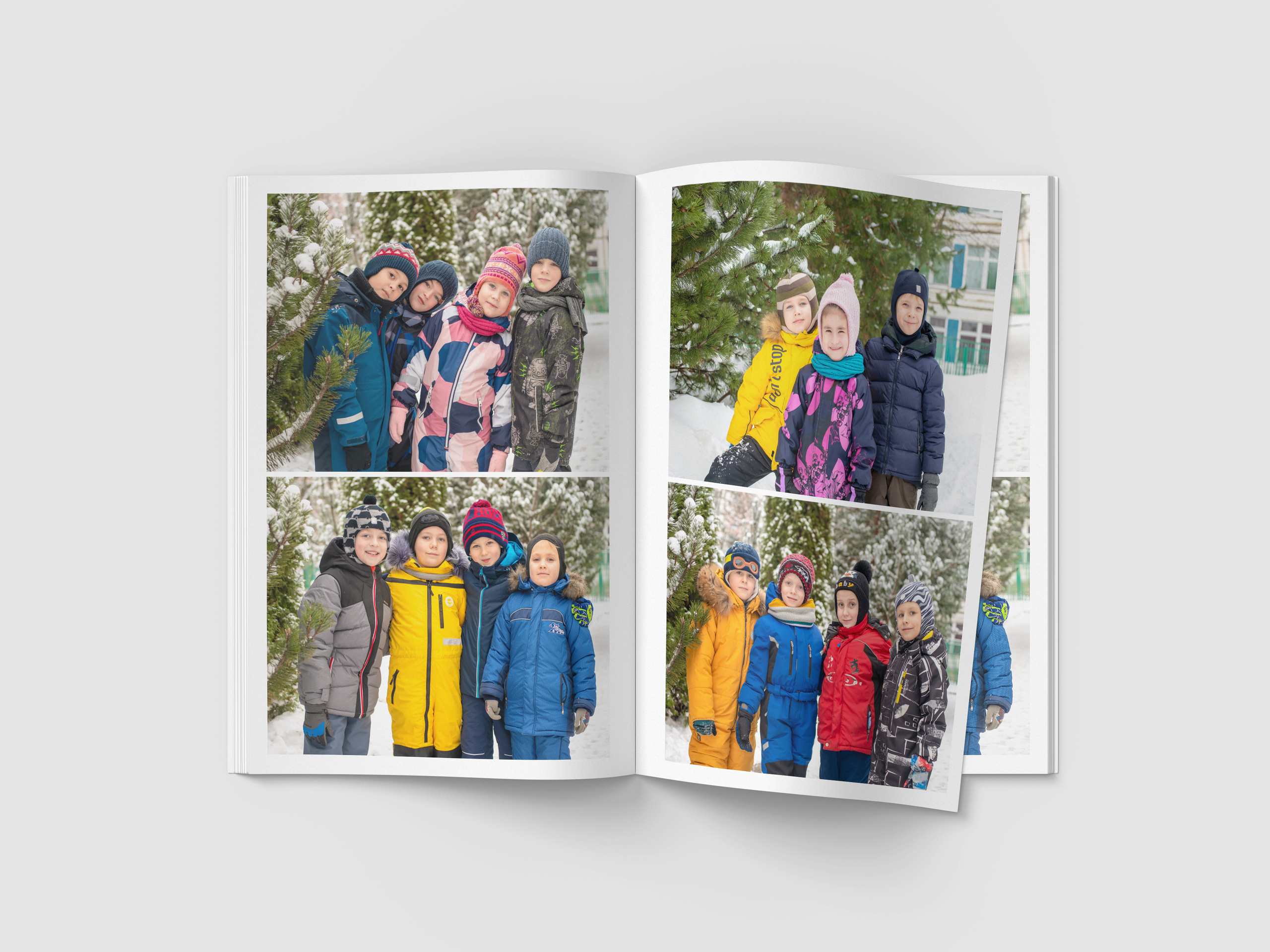 Постраничный выпускной альбом для детского сада. Семьи, дети, сады, школы. Фотограф Первенцева Елена. Москва