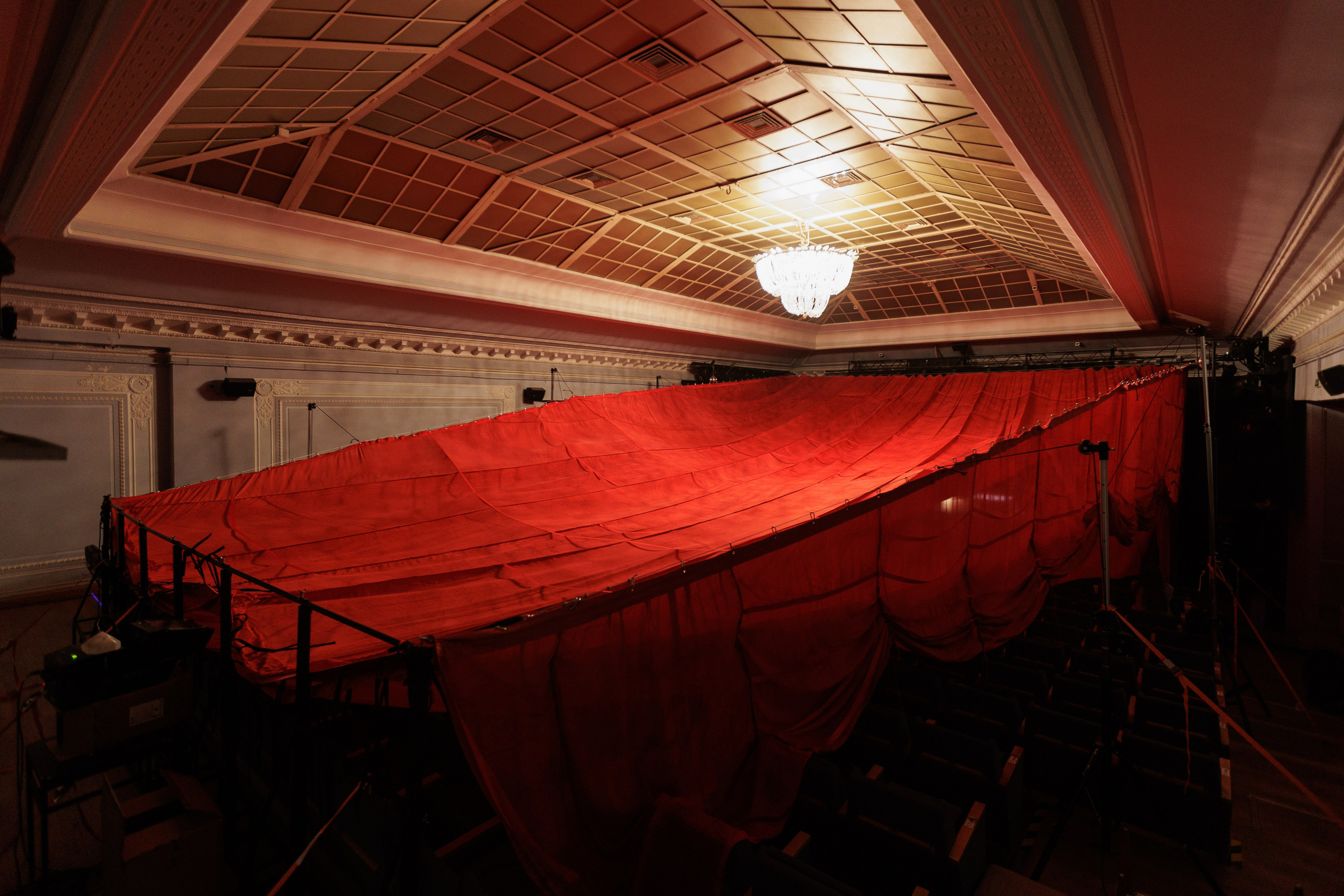 Декорации для спектакля «Алые паруса» | Театр БТК. История занавеса. Превращаем идею в технологию