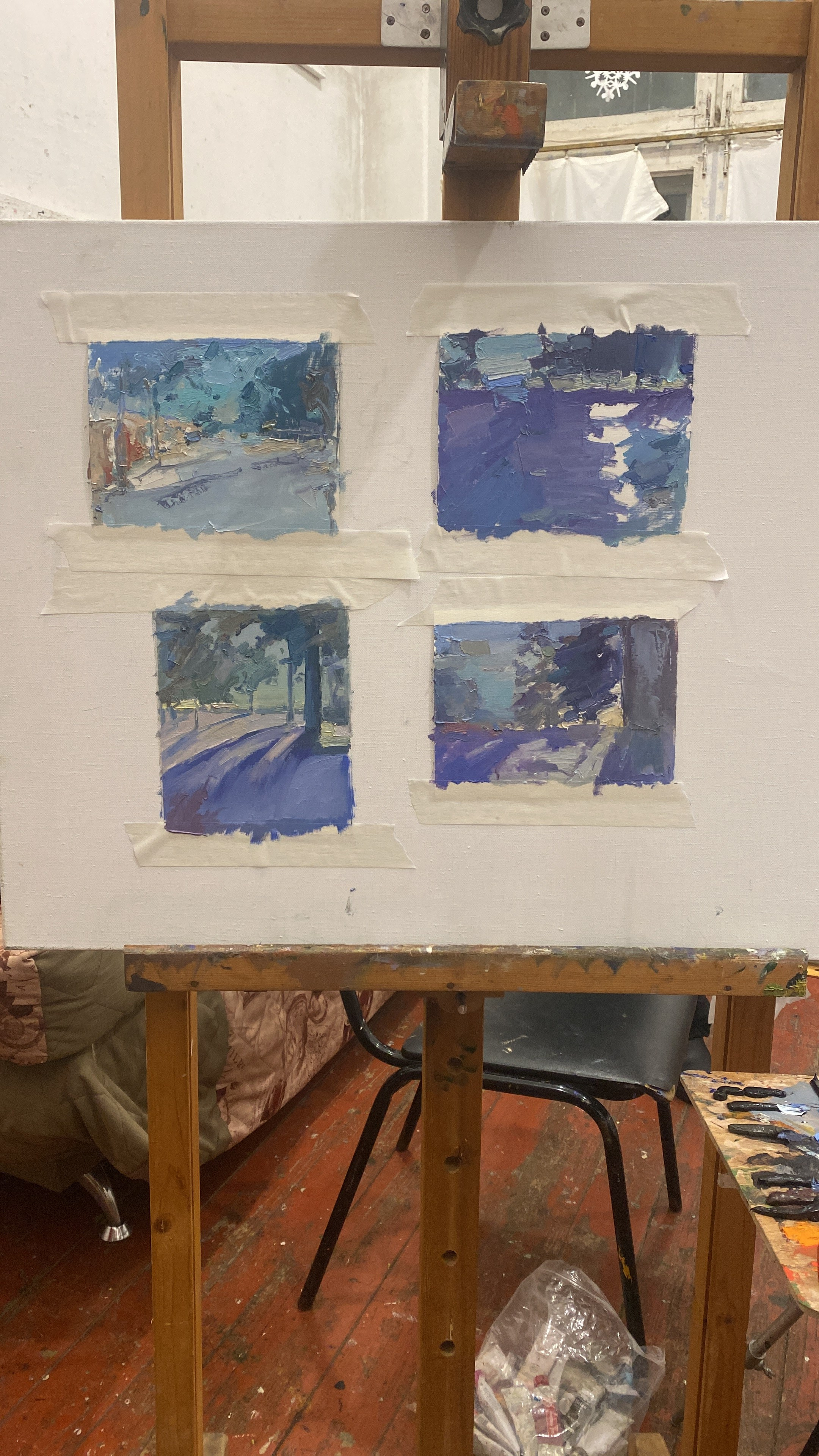 Работа. Живописец Ирина Пинская