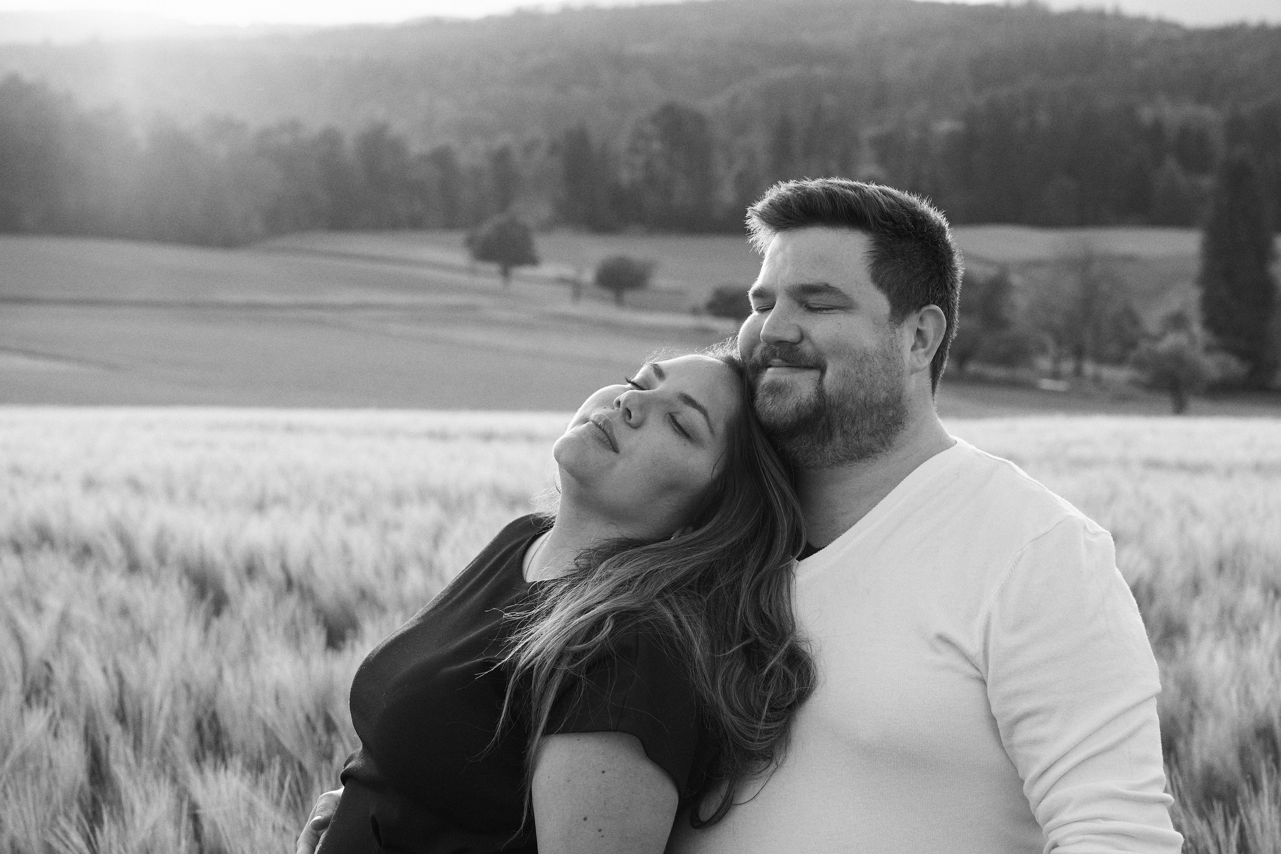 Love story photoshoot in Switzerland, happy emotions from the photo session