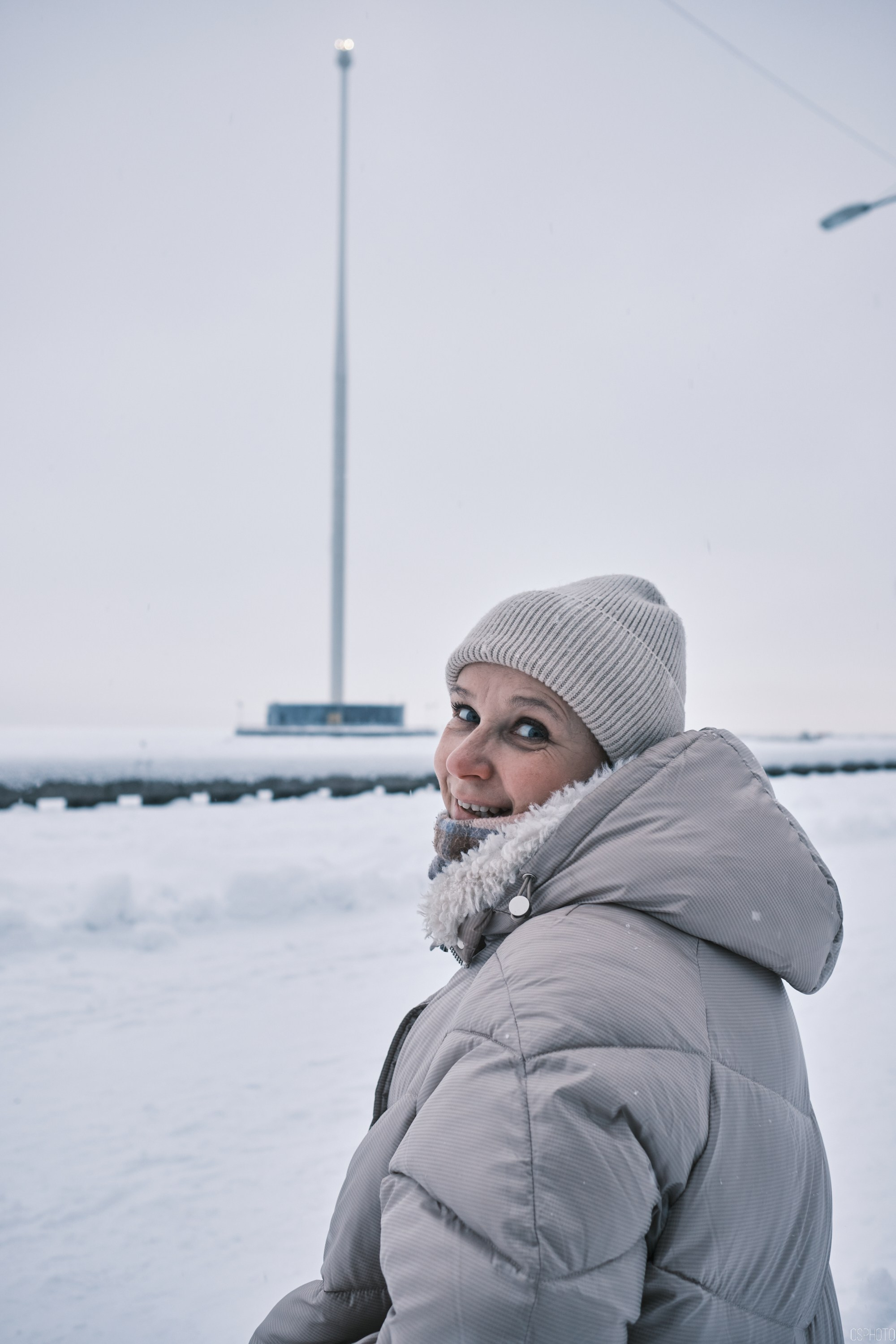 Снег и туман в Санкт-Петербурге. Фотографъ Сергѣевъ. Поймать мгновеніе