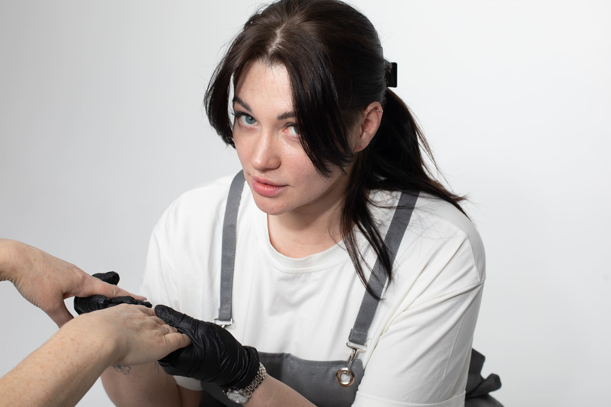 Фотосессия мастера маникюра Александры. Юлия Лисняк, контент-фотограф в Санкт-Петербурге