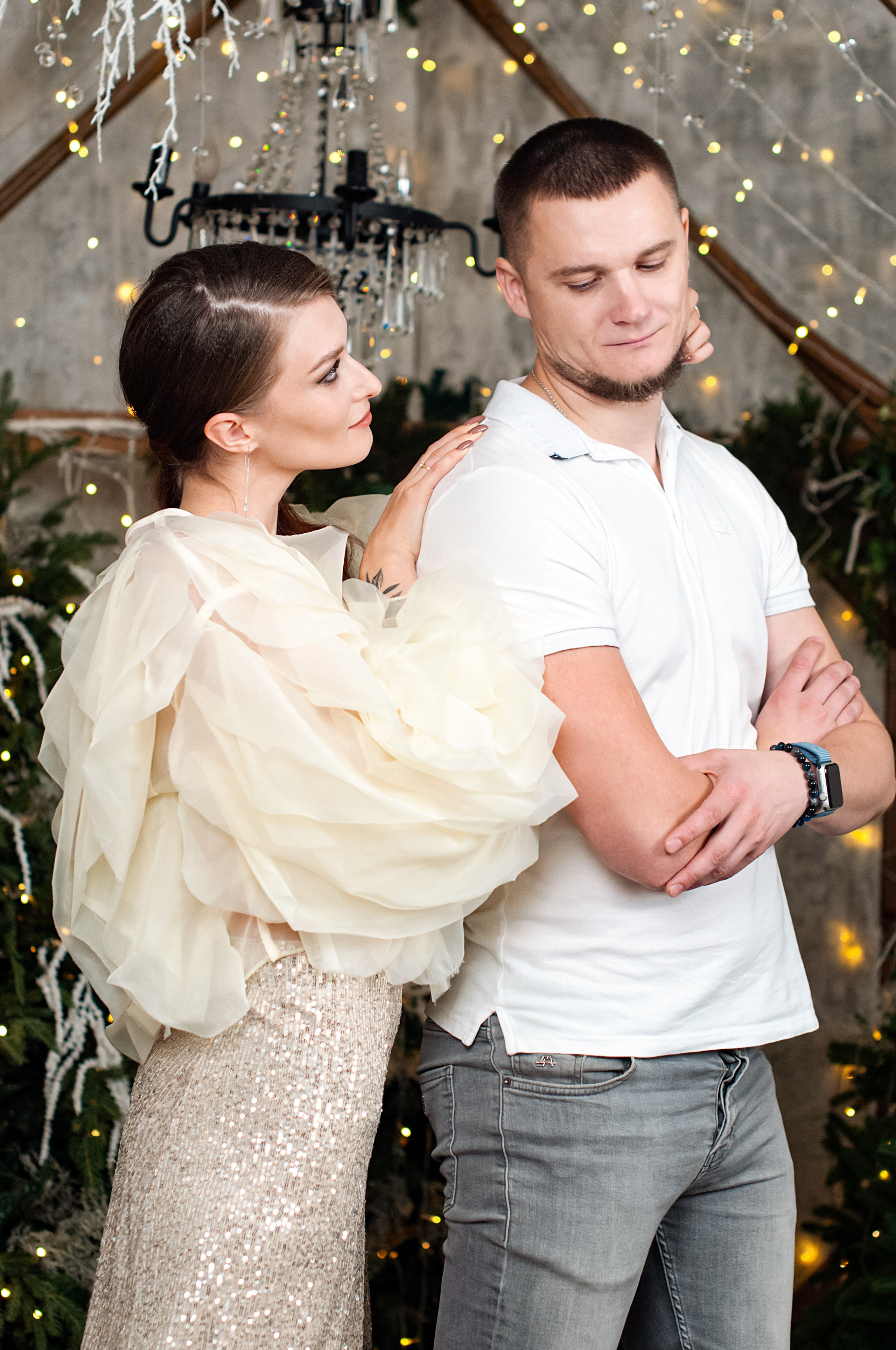 Новогодняя фотосессия Яна и Евгений. Фотограф в Хабаровске