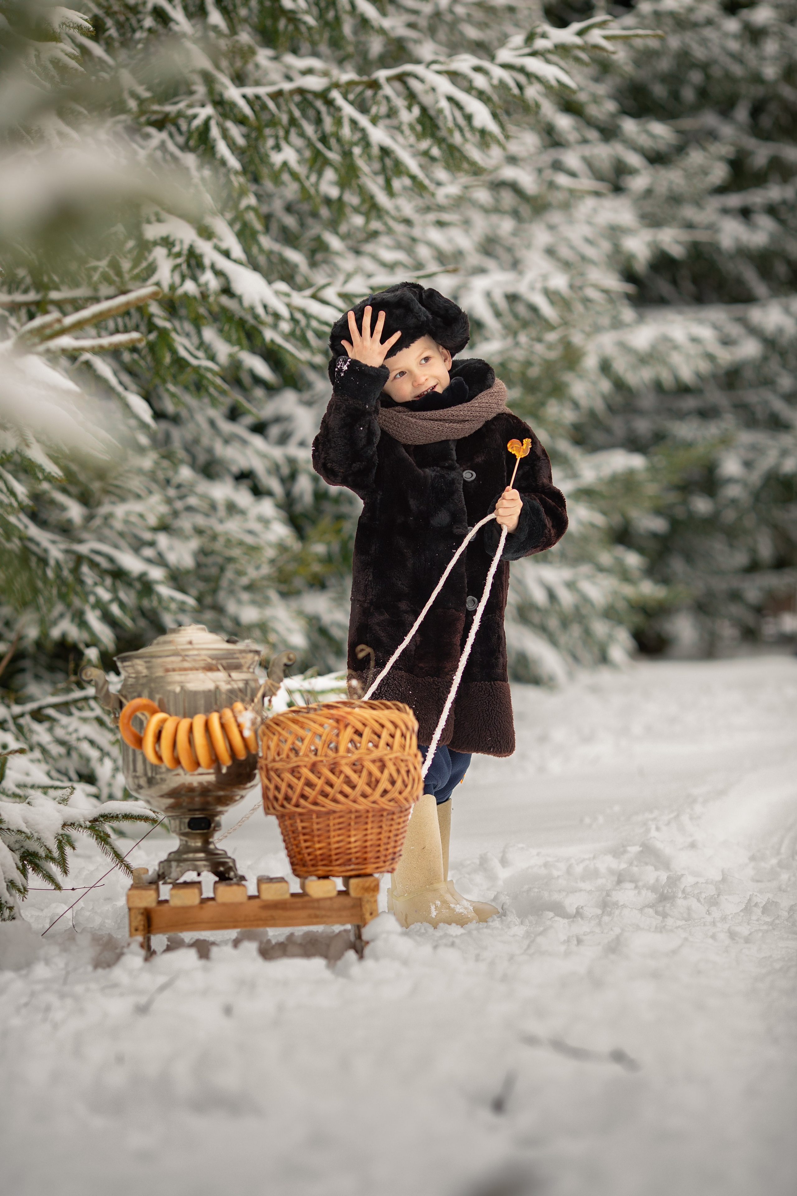 Долгожданная зимняя фотосессия в марте))). Фотограф в стиле Vogue в Орле