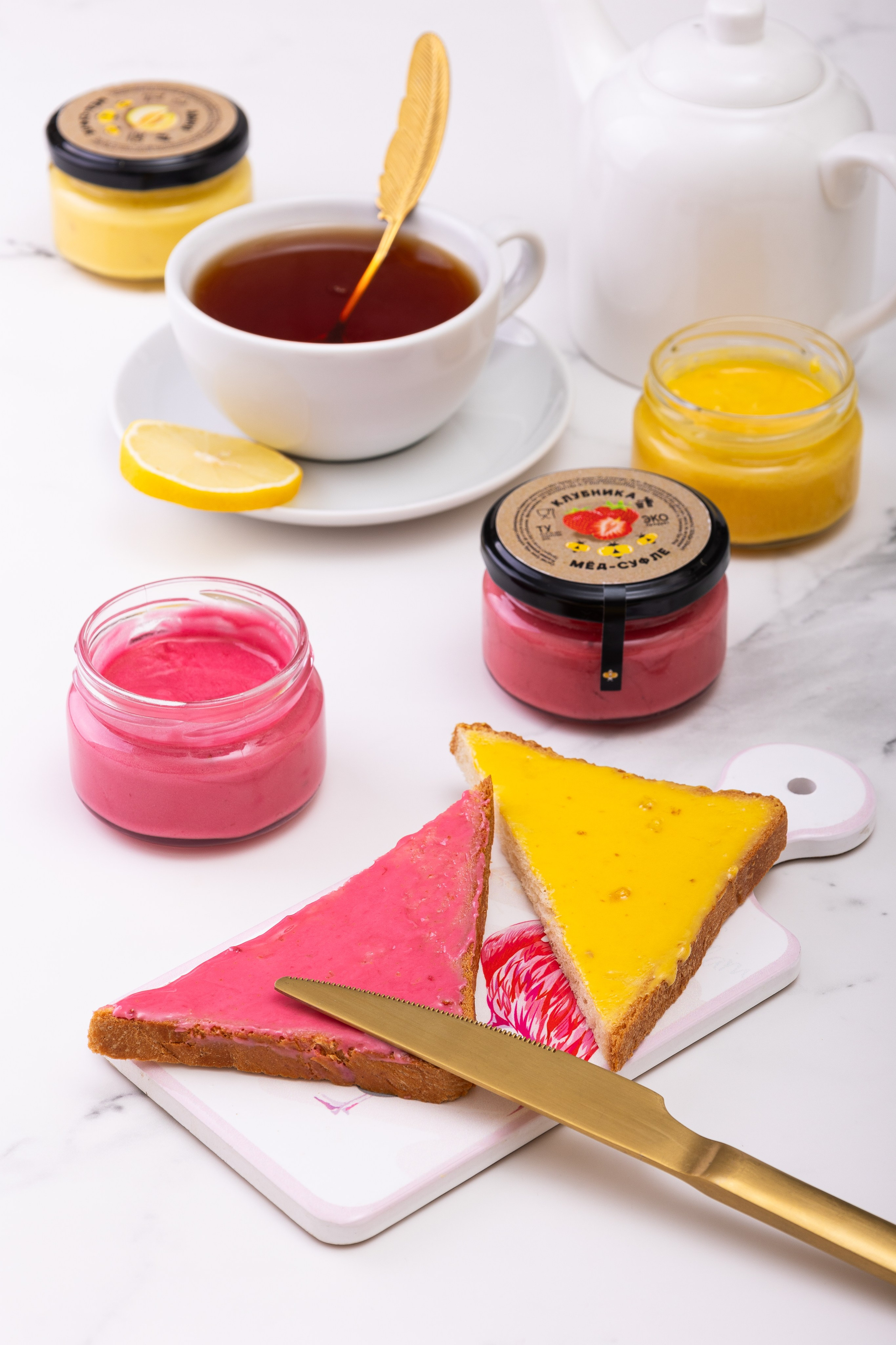 Наборы меда-суфле для маркетплейсов. Предметный и фуд-фотограф Лариса Андреева г. Набережные Челны