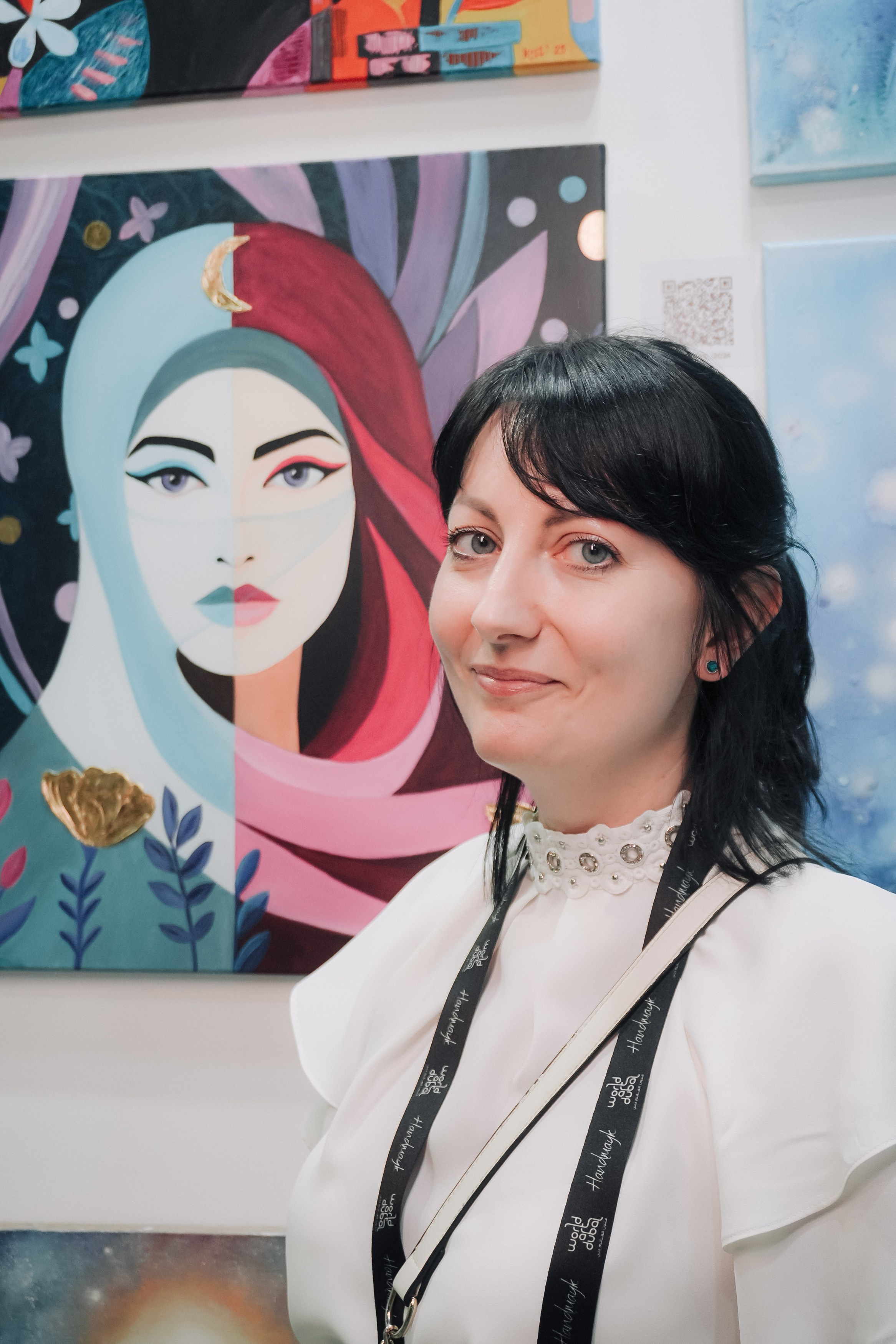 WORLD ART DUBAI 2025. Художник Анастасия Кисткина, Петербург
