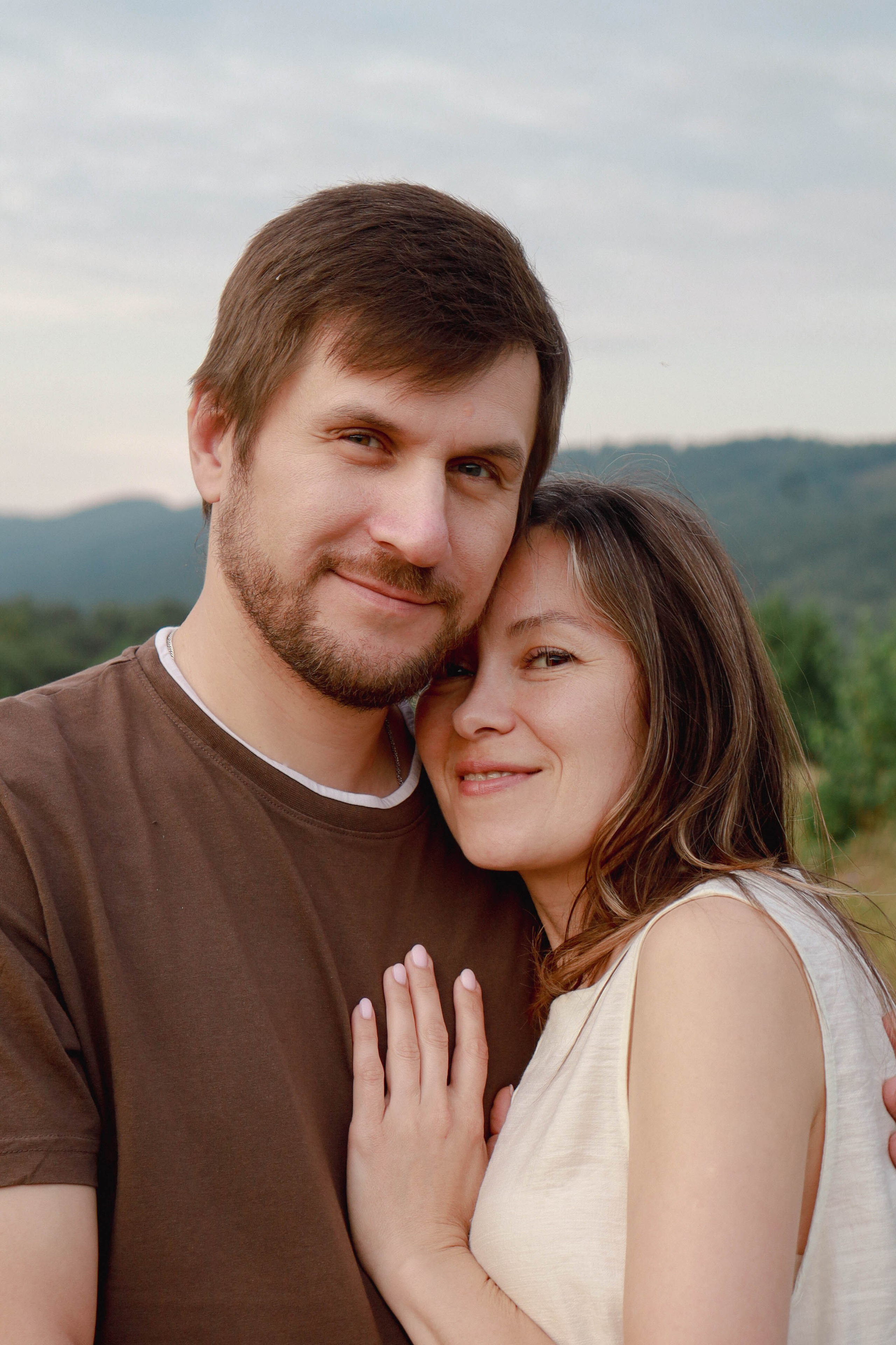 Семья в поле. Фотограф Александра Коновалова