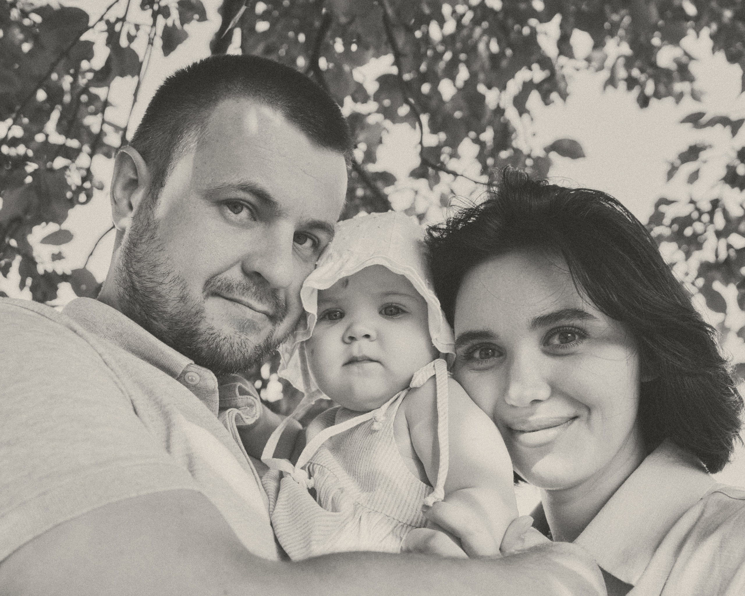 летняя семейная фотосессия с детьми на природе