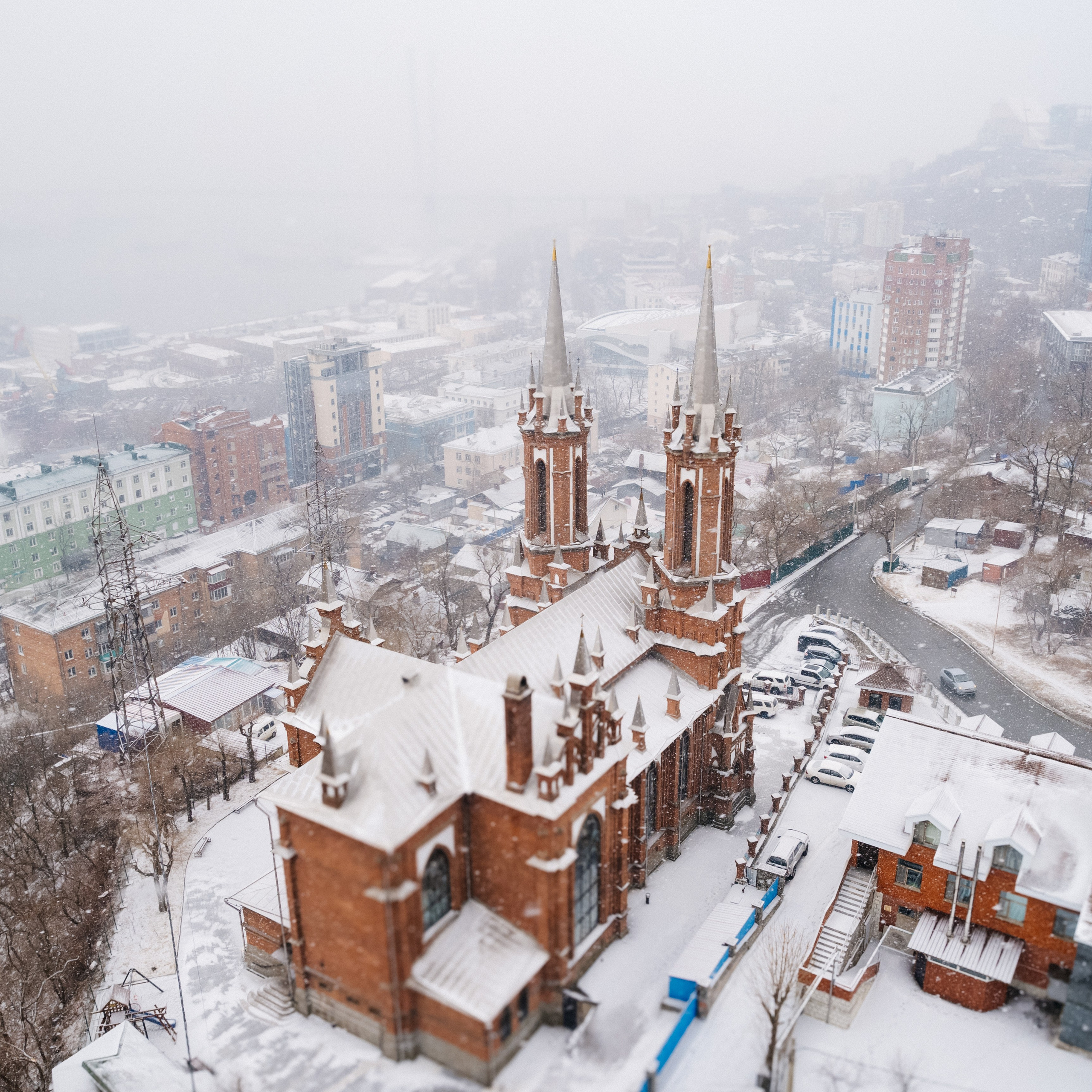 Снег во Владивостоке!. Фотограф во Владивостоке Антон Блохин