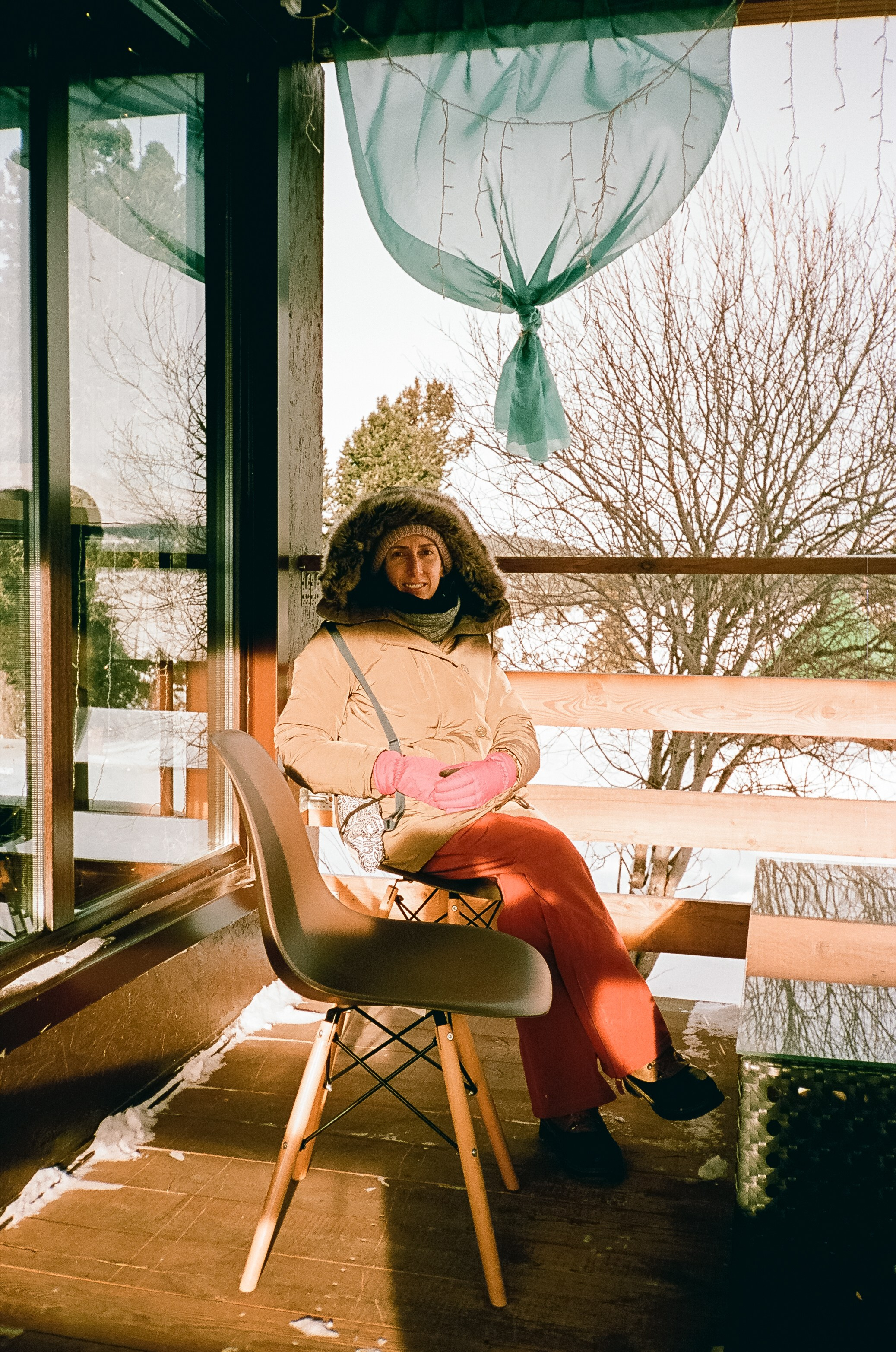 Семинский перевал / 19 декабря 2023 года (-18℃) / Kodak Aerocolor IV