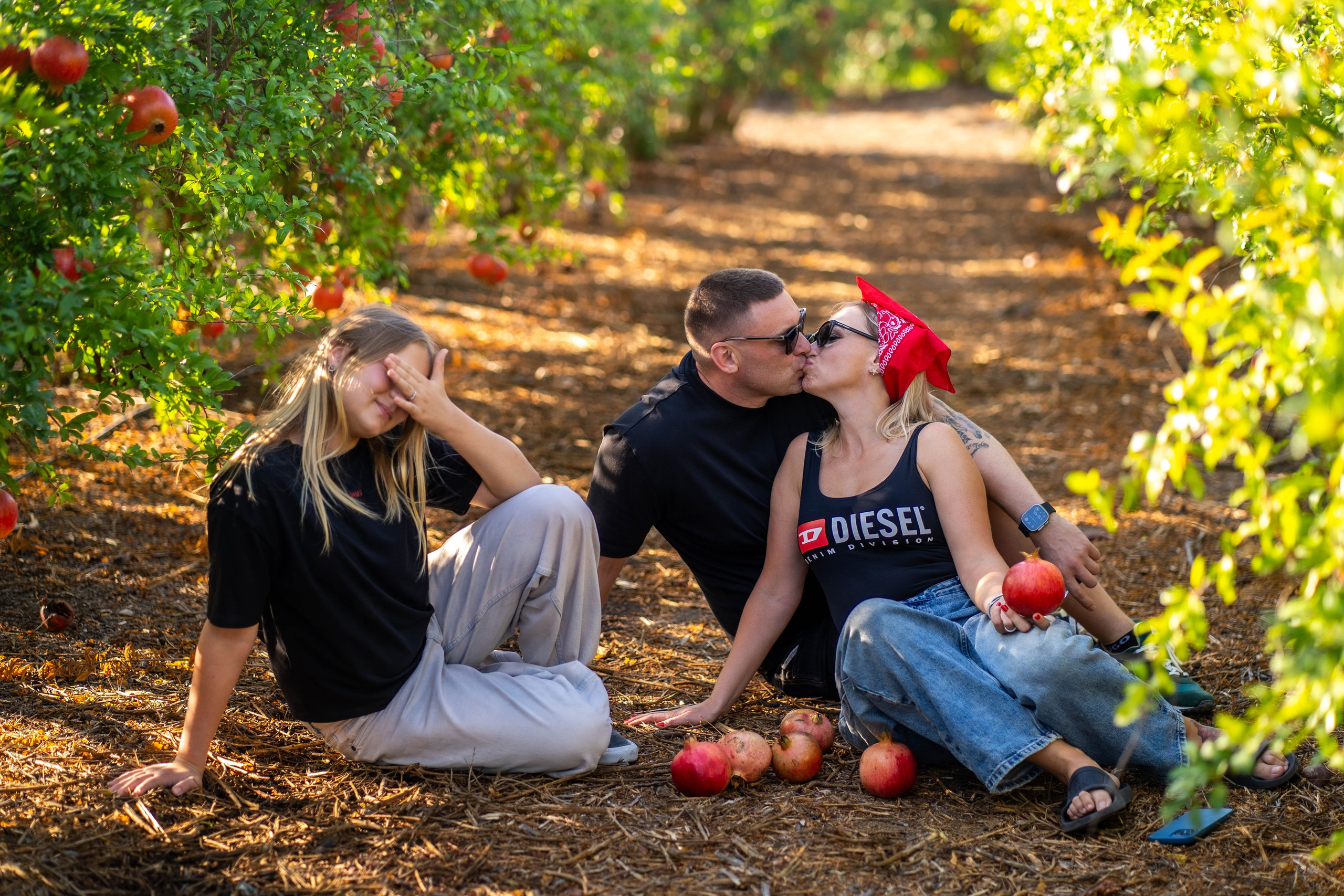 Гранатовый Сад Семья Ирины. Семейный и детский фотограф в Израиле и Москве Дорошок Надя