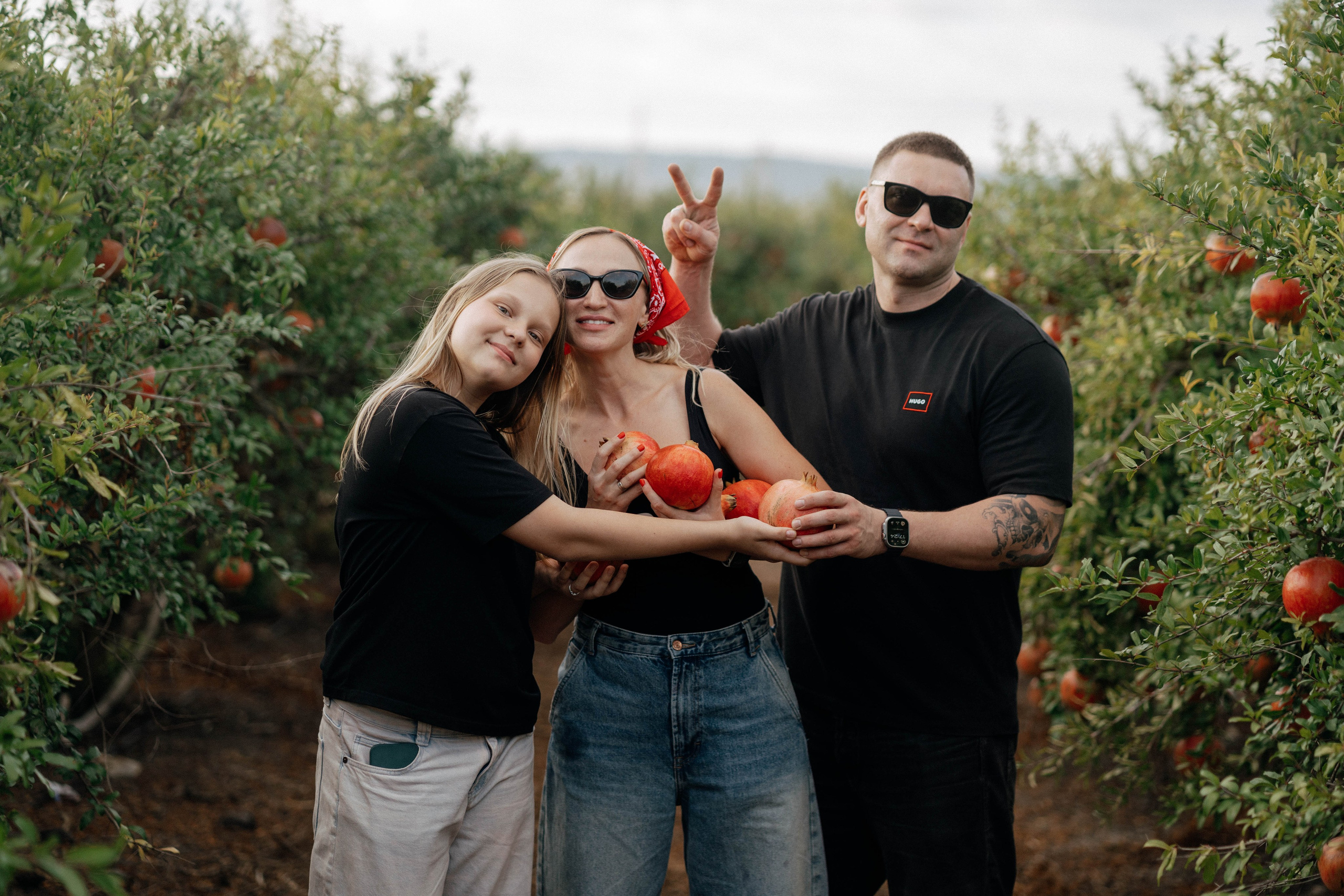 Гранатовый Сад Семья Ирины. Семейный и детский фотограф в Израиле и Москве Дорошок Надя