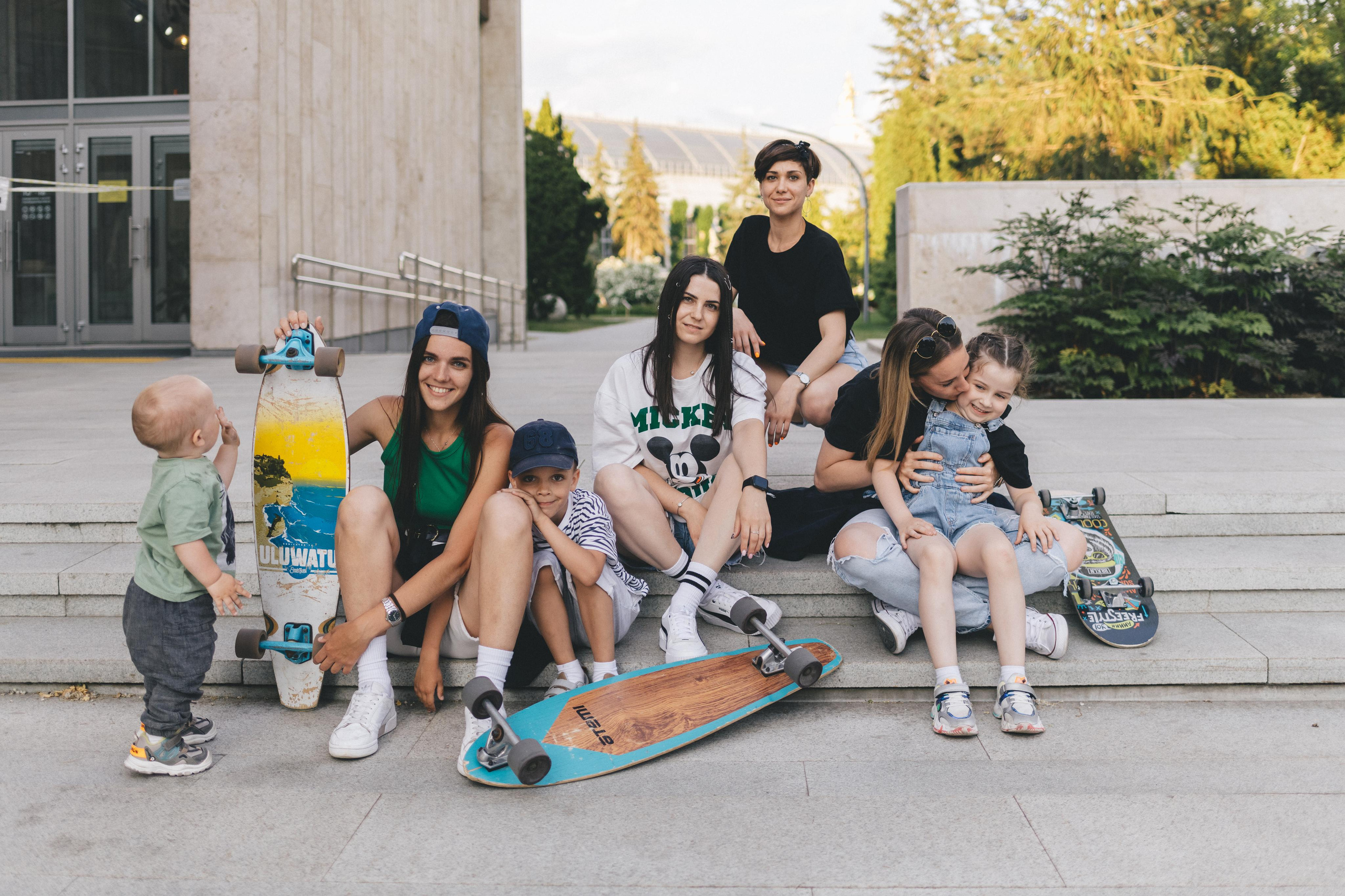 Skater girls. Женский и семейный фотограф в Москве Ирина Лысикова