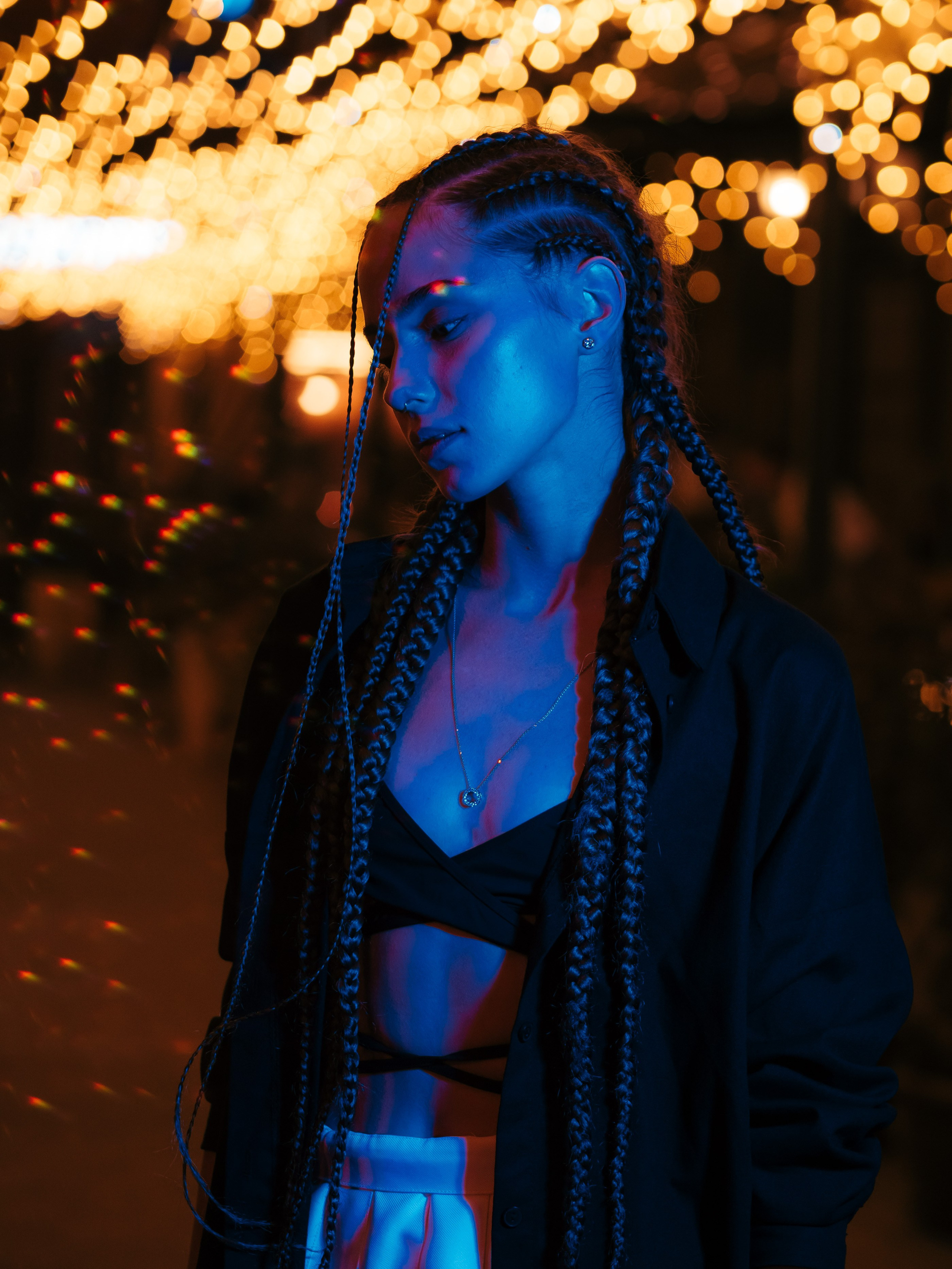 Съемка с цветным светом. Фотограф Диана Одинцова в Волгограде