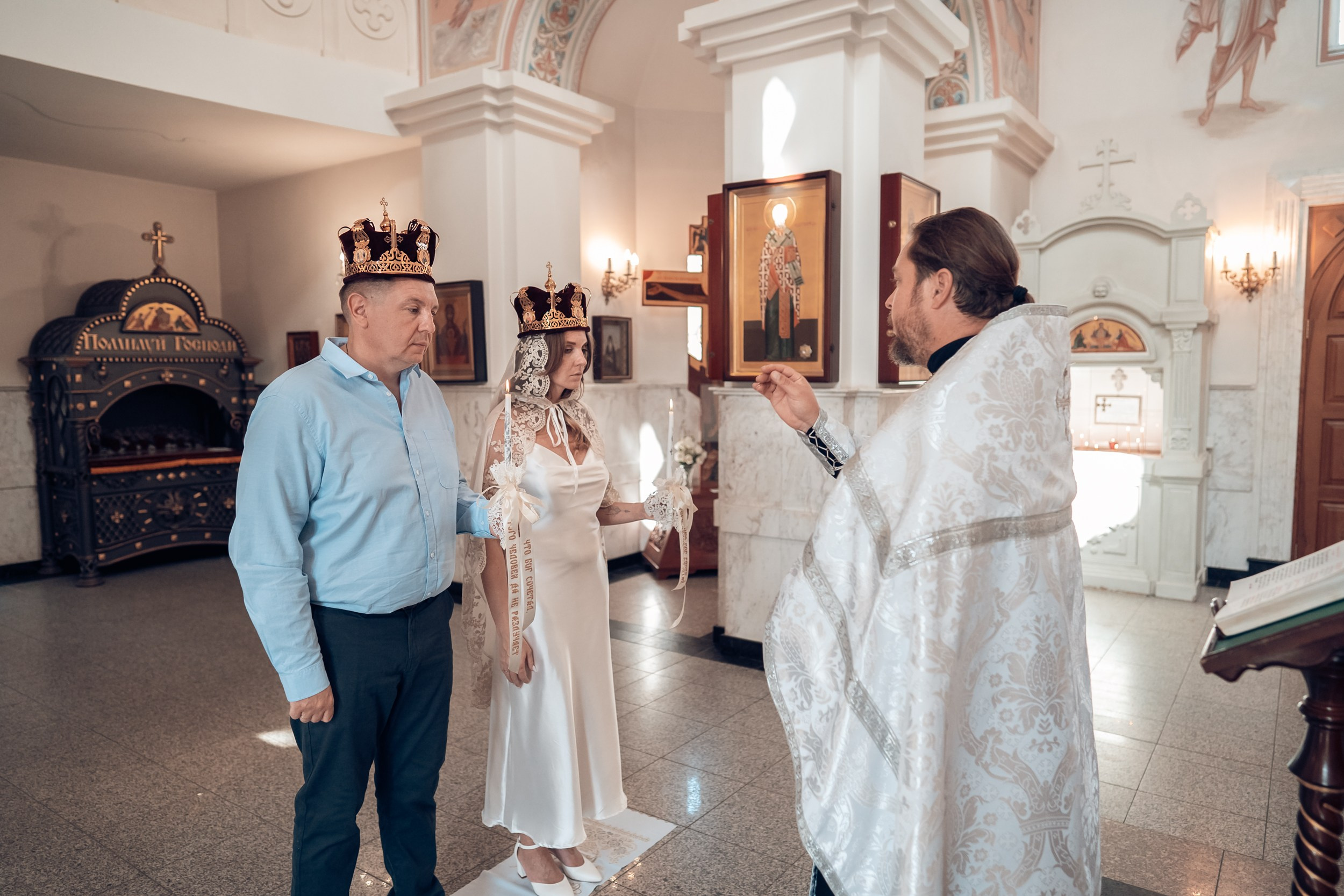 Венчание в храме Вознесения Господне г. Севастополь. Церковный фотограф Севастополь