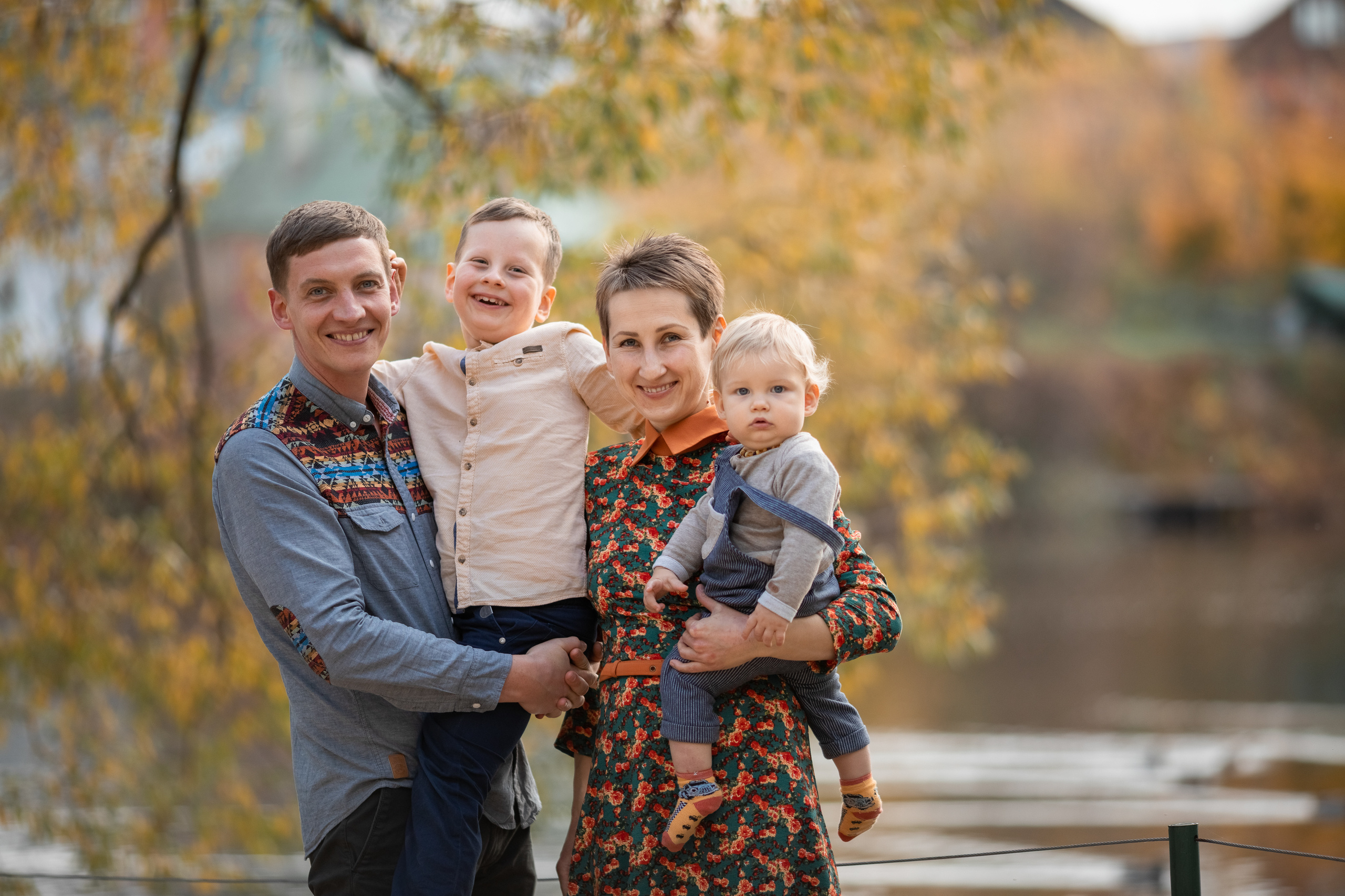 Новогодняя съемка для семьи Дианы и Романа. Женский семейный фотограф Тула Москва Захарова Анна