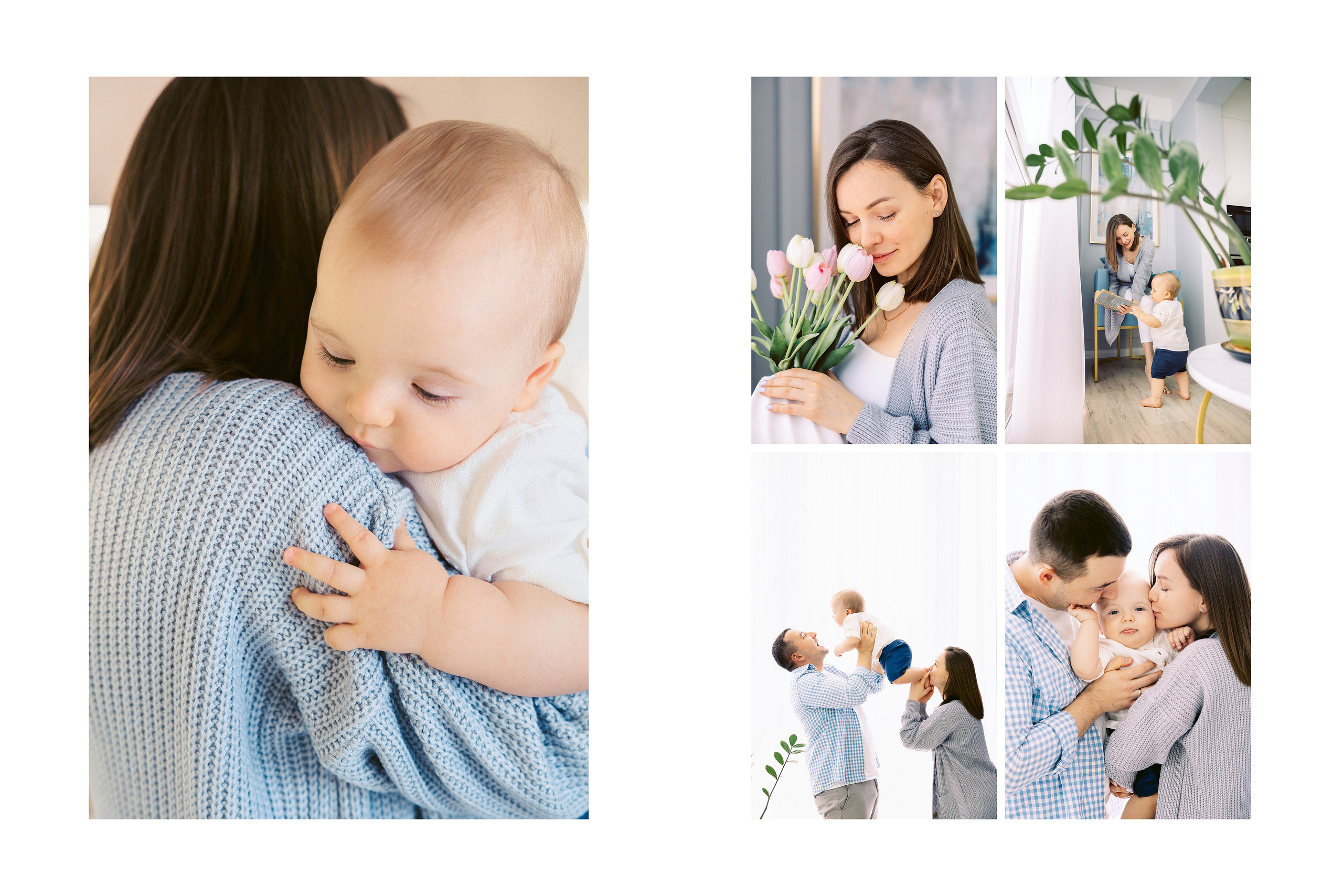 Домашняя фотосессия один годик. Фотограф Москва — Павел Михайлов