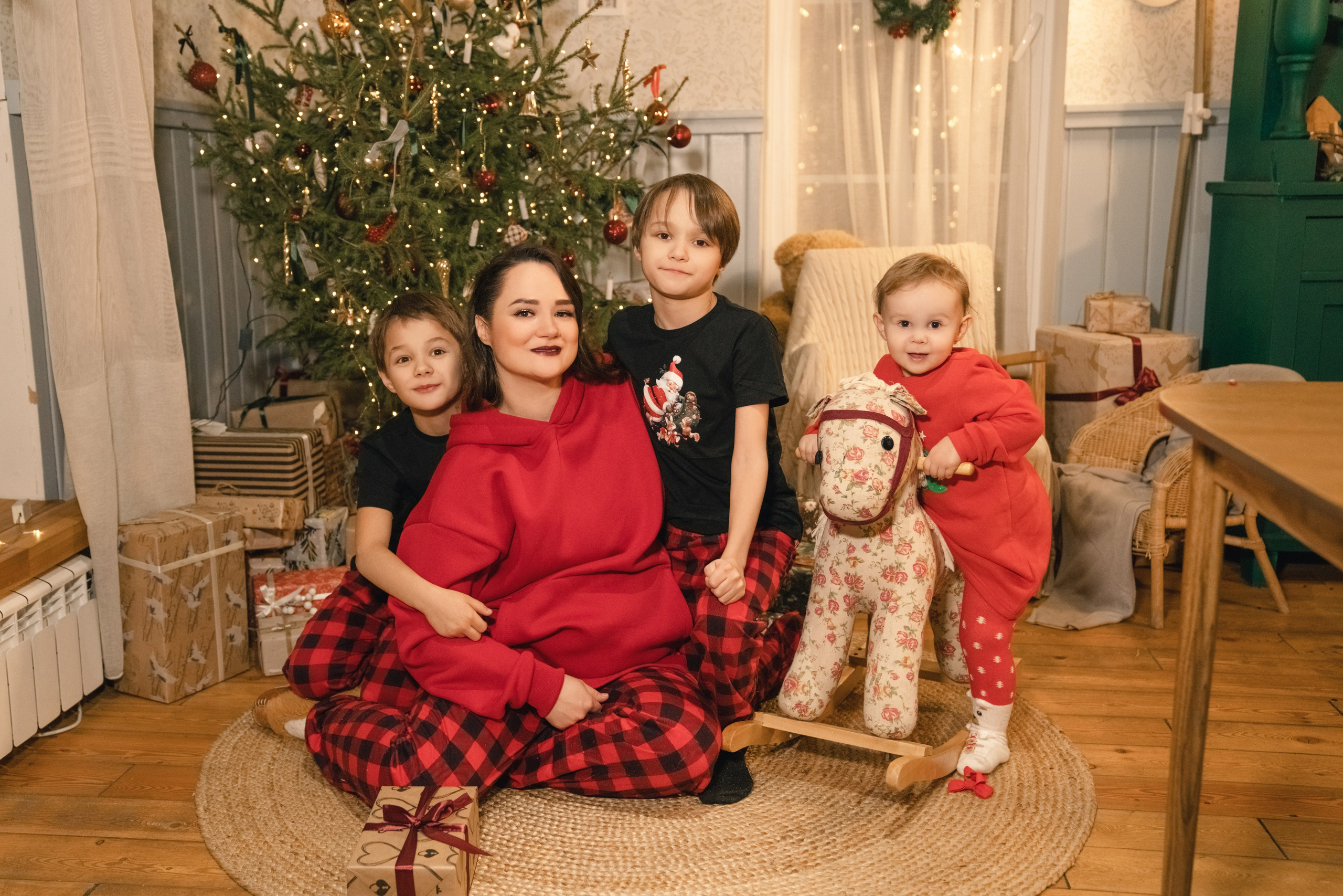 Семейная новогодняя фотоистория Полины и Андрея. Свадебный и семейный фотограф в Санкт-Петербурге Олеся Еремеева