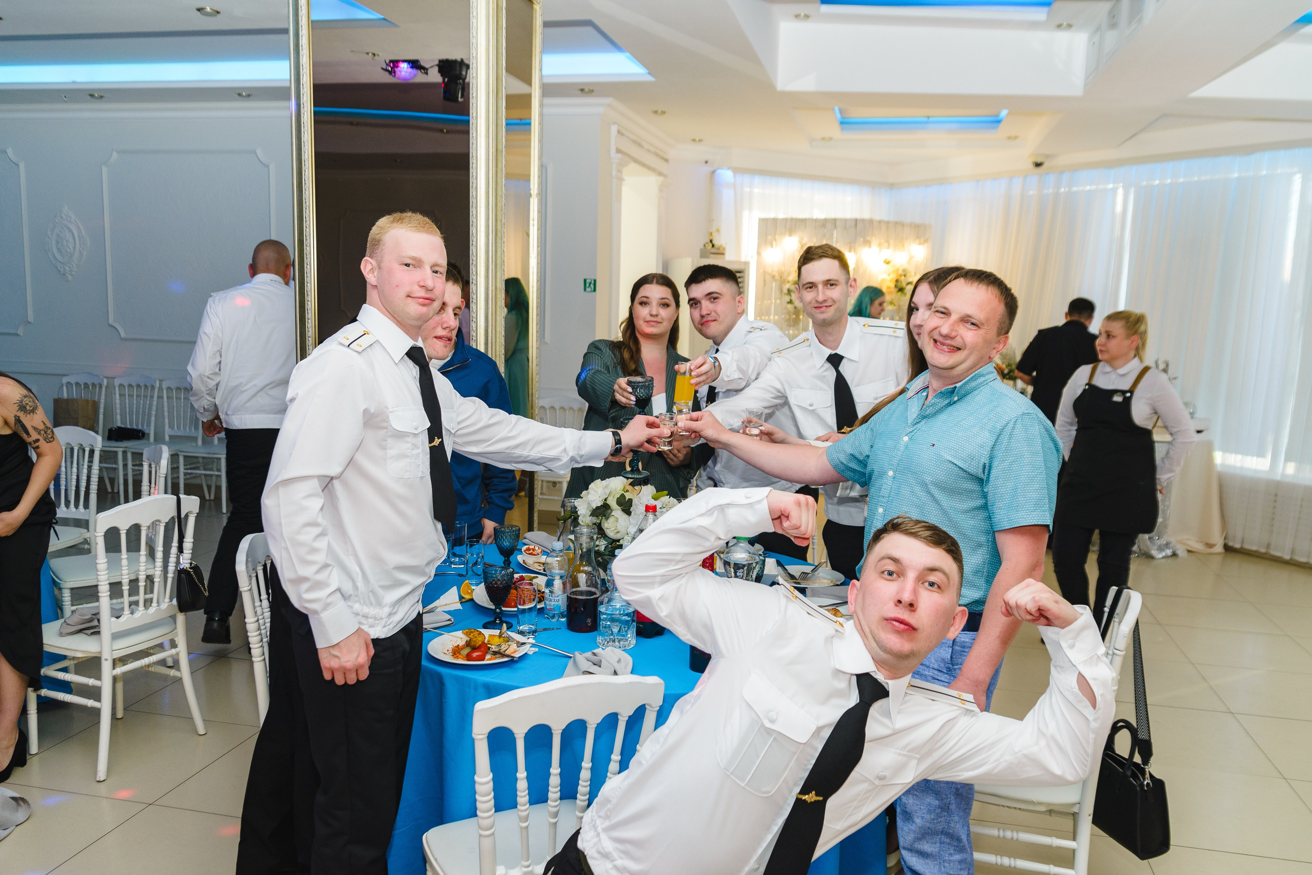 Банкет выпуска курсантов в Питере. Портретный и репортажный фотограф в Санкт-Петербурге