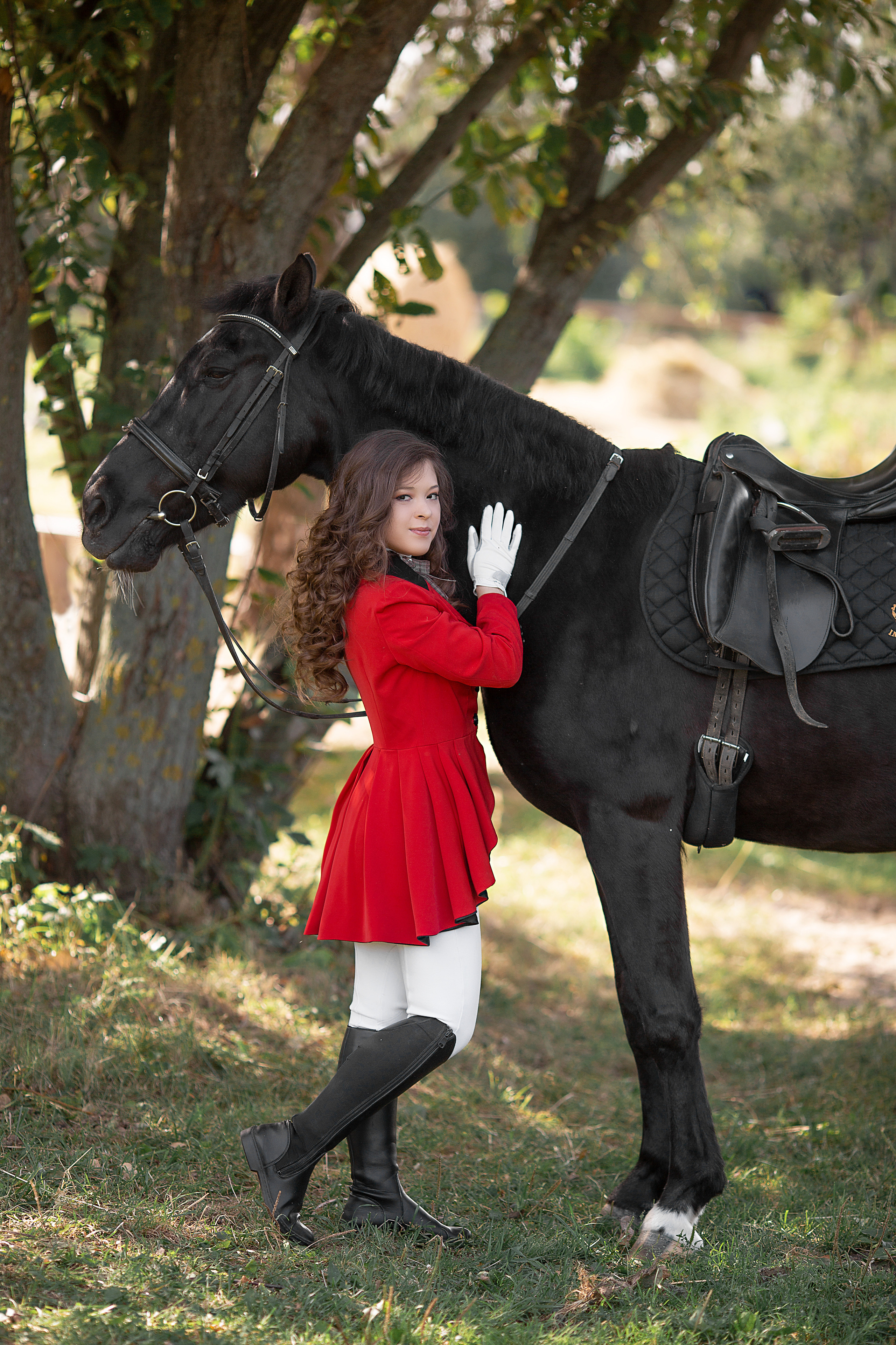 Екатерина и Жасмин 04.09.22. Фотосессия с лошадьми в Нижнем Новгороде