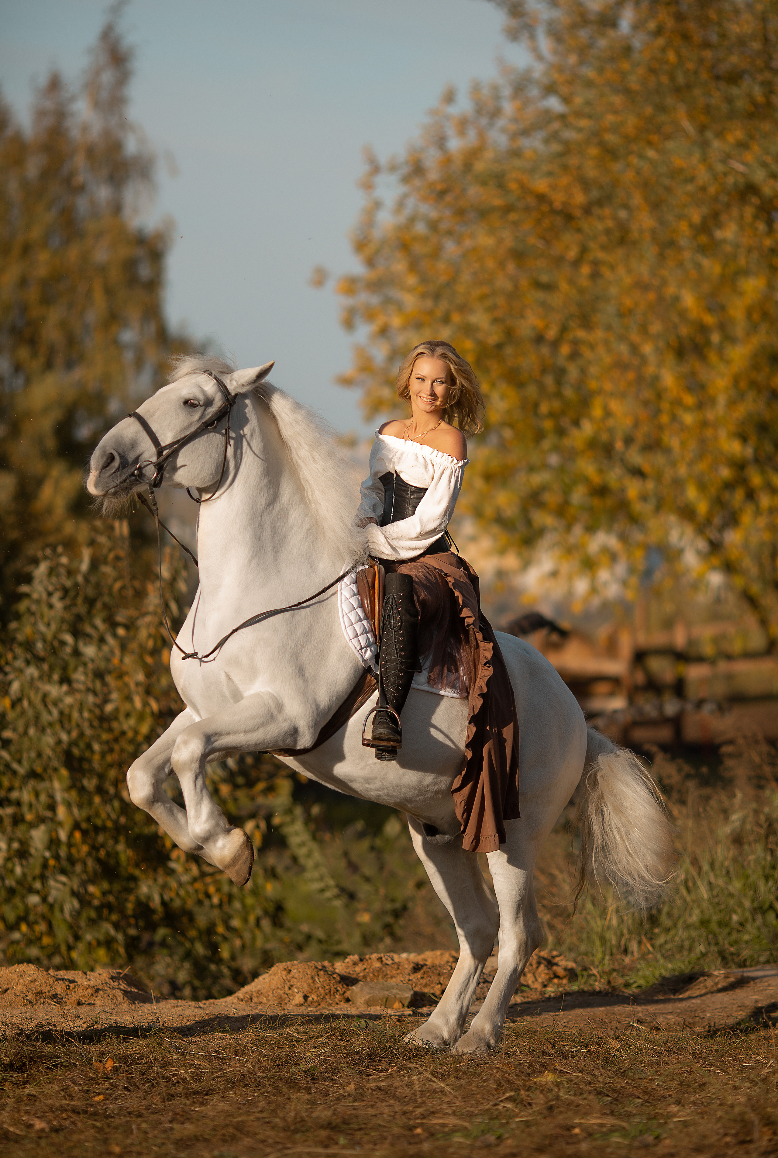 Фотосессия Кристины и Воробья. Фотосессия с лошадьми в Нижнем Новгороде