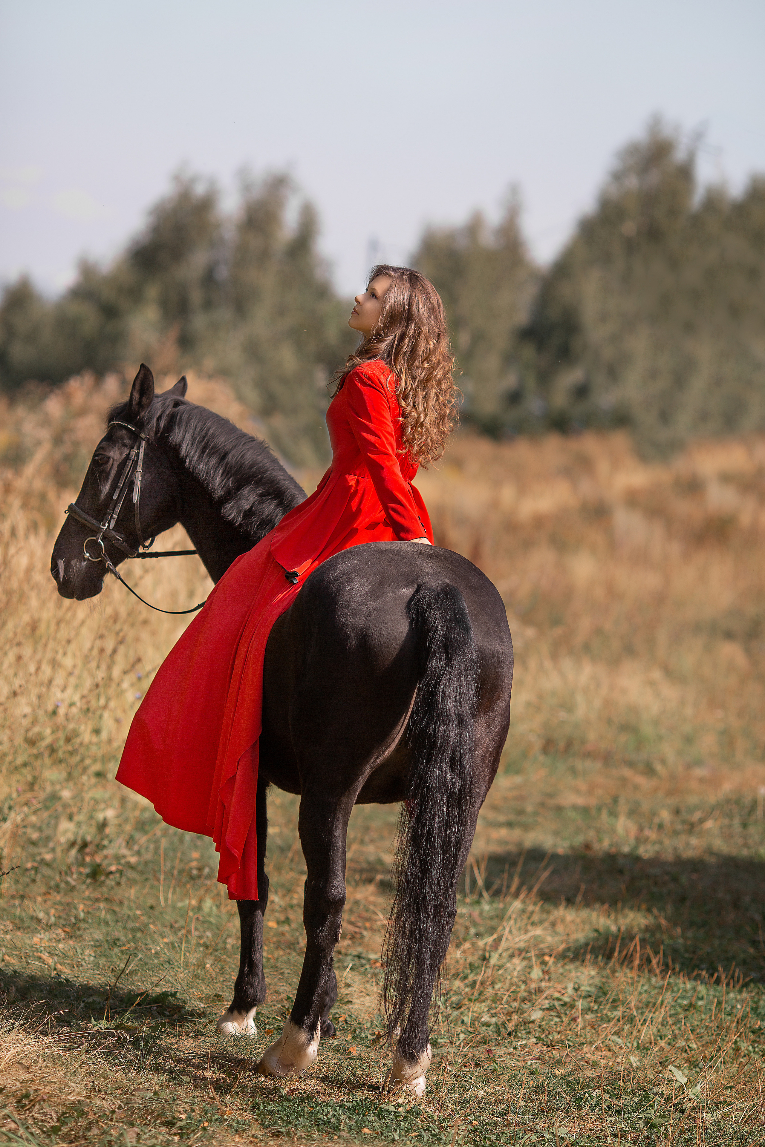 Екатерина и Жасмин 04.09.22. Фотосессия с лошадьми в Нижнем Новгороде