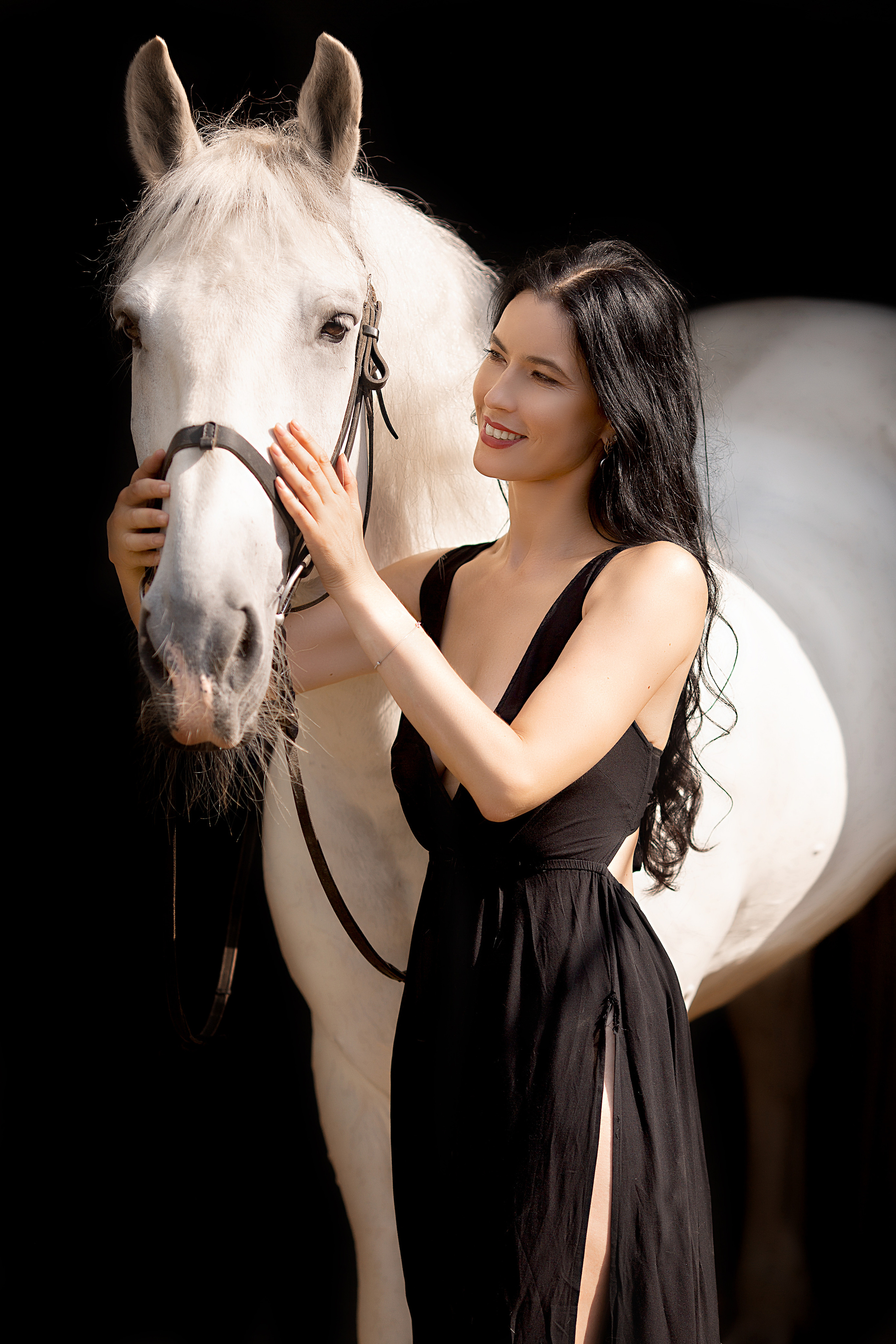 Оксана и Воробей. Фотосессия с лошадьми в Нижнем Новгороде