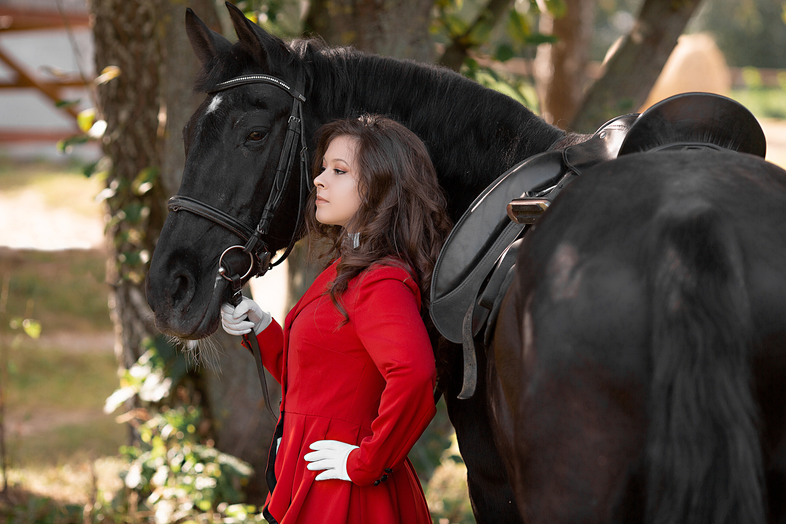 Екатерина и Жасмин 04.09.22. Фотосессия с лошадьми в Нижнем Новгороде