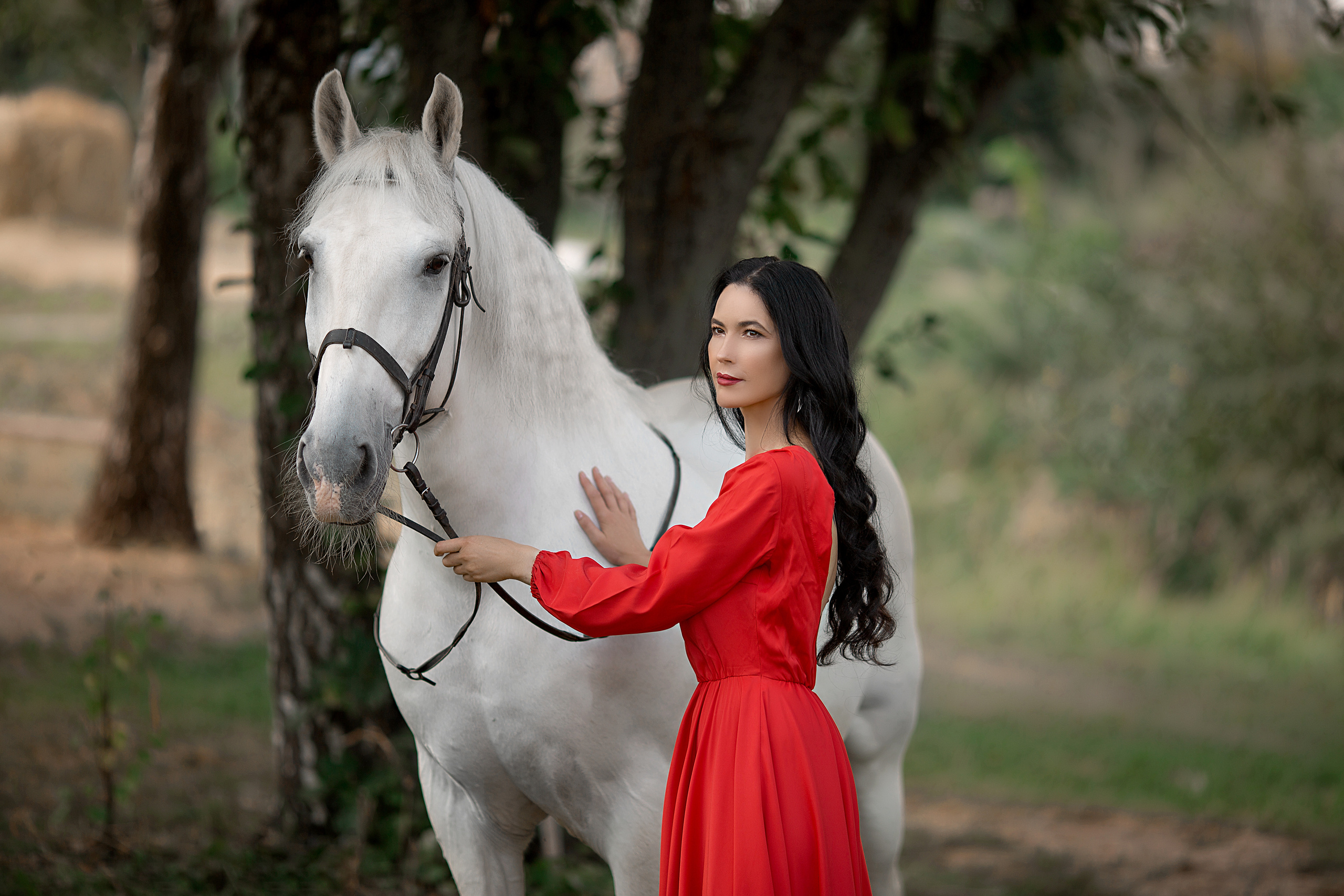 Оксана и Воробей. Фотосессия с лошадьми в Нижнем Новгороде