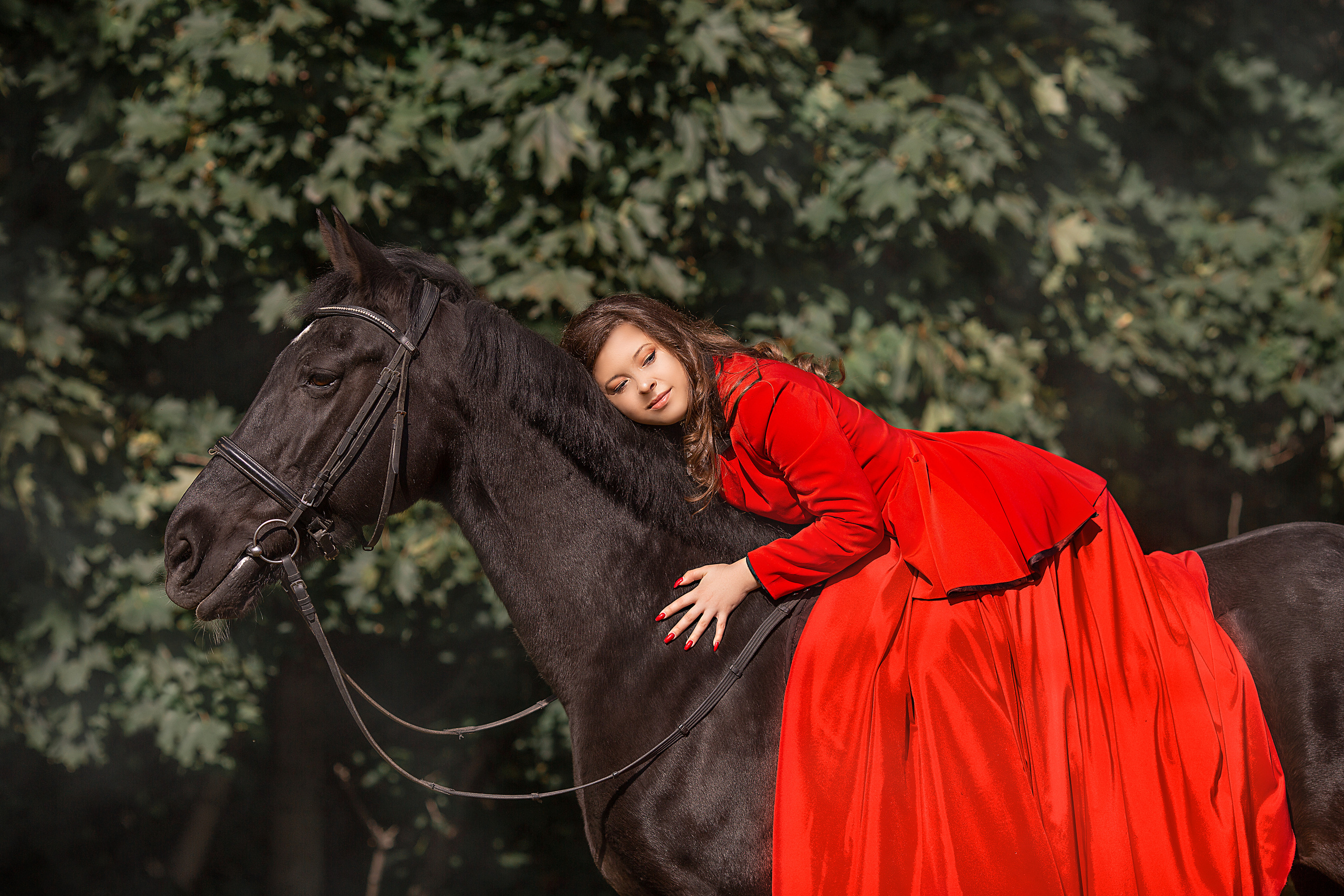 Екатерина и Жасмин 04.09.22. Фотосессия с лошадьми в Нижнем Новгороде