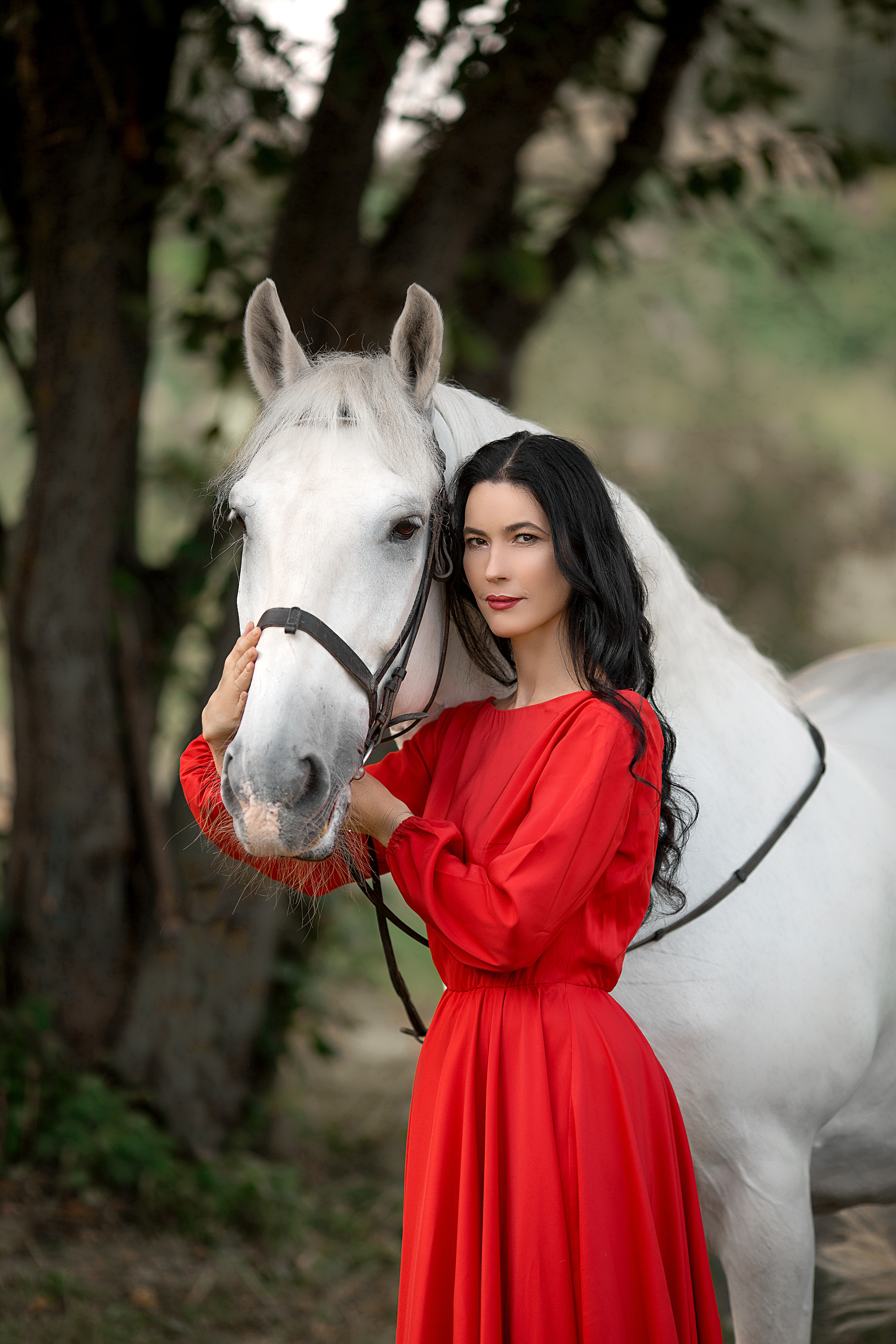 Оксана и Воробей. Фотосессия с лошадьми в Нижнем Новгороде