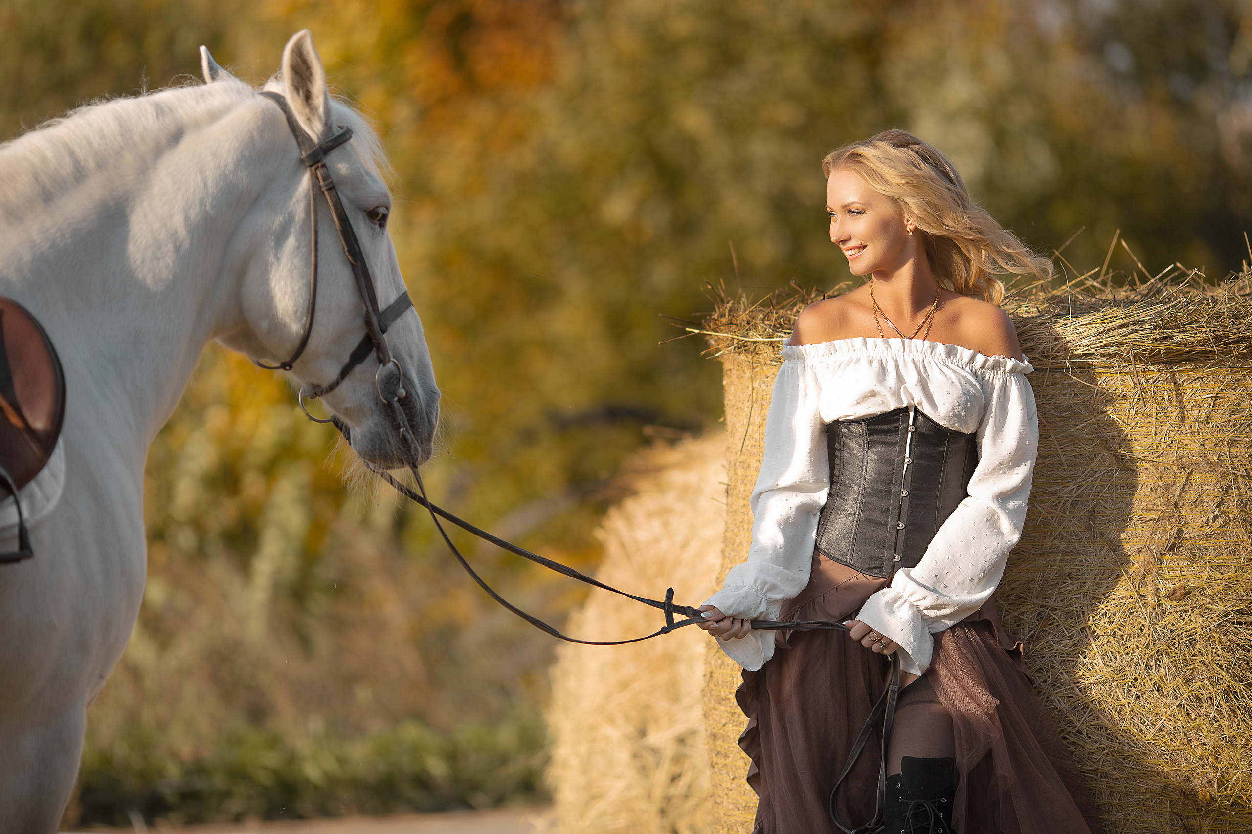 Фотосессия Кристины и Воробья. Фотосессия с лошадьми в Нижнем Новгороде