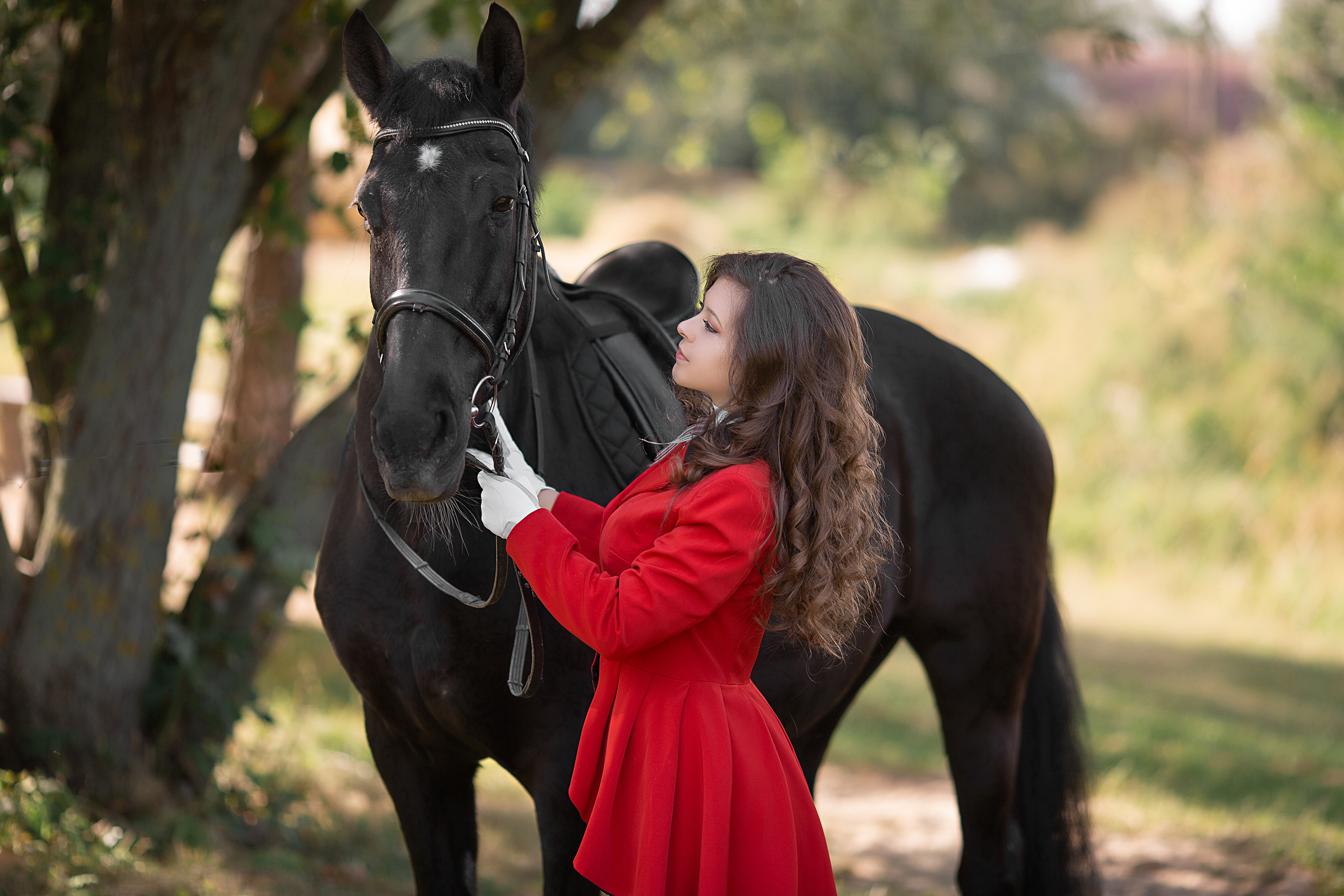 Екатерина и Жасмин 04.09.22. Фотосессия с лошадьми в Нижнем Новгороде