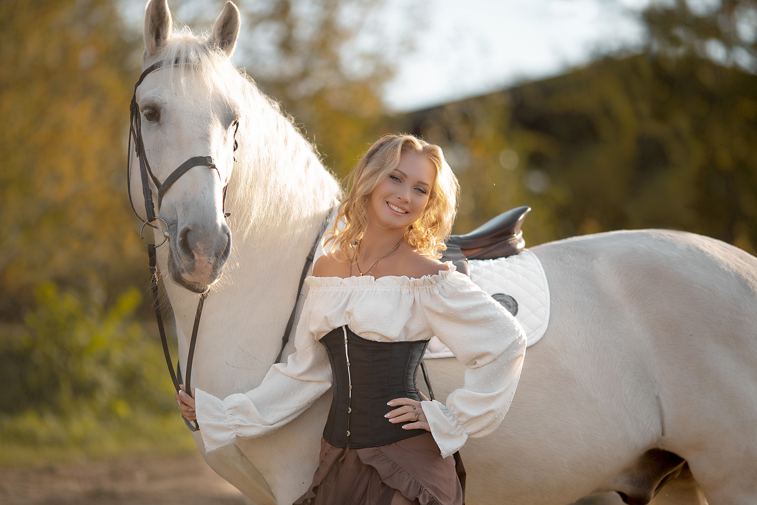 Фотосессия Кристины и Воробья. Фотосессия с лошадьми в Нижнем Новгороде