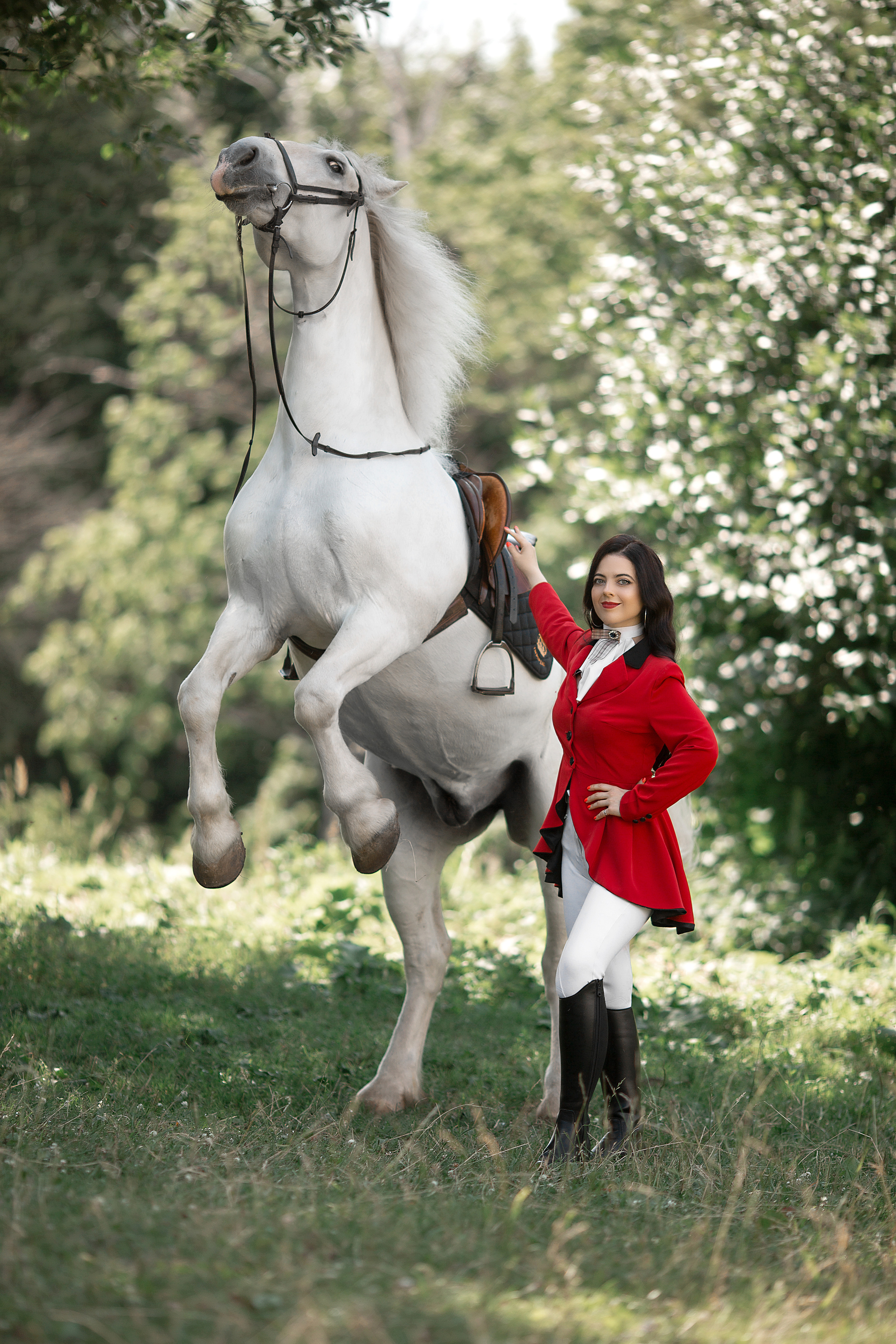 Екатерина и Воробушек. Фотосессия с лошадьми в Нижнем Новгороде