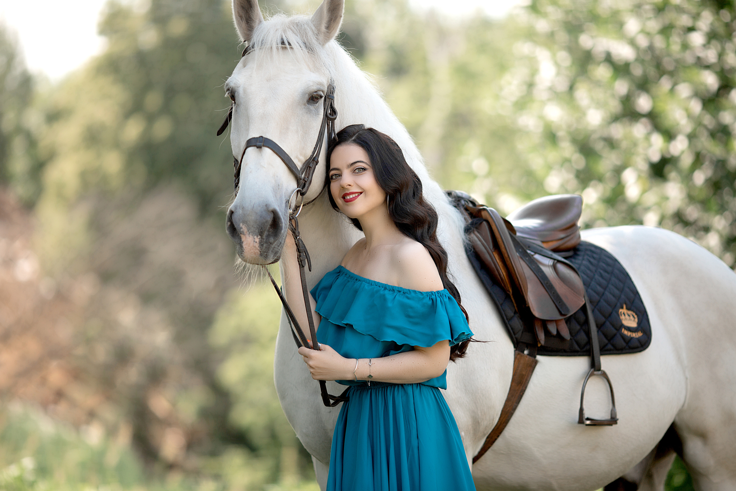 Екатерина и Воробушек. Фотосессия с лошадьми в Нижнем Новгороде