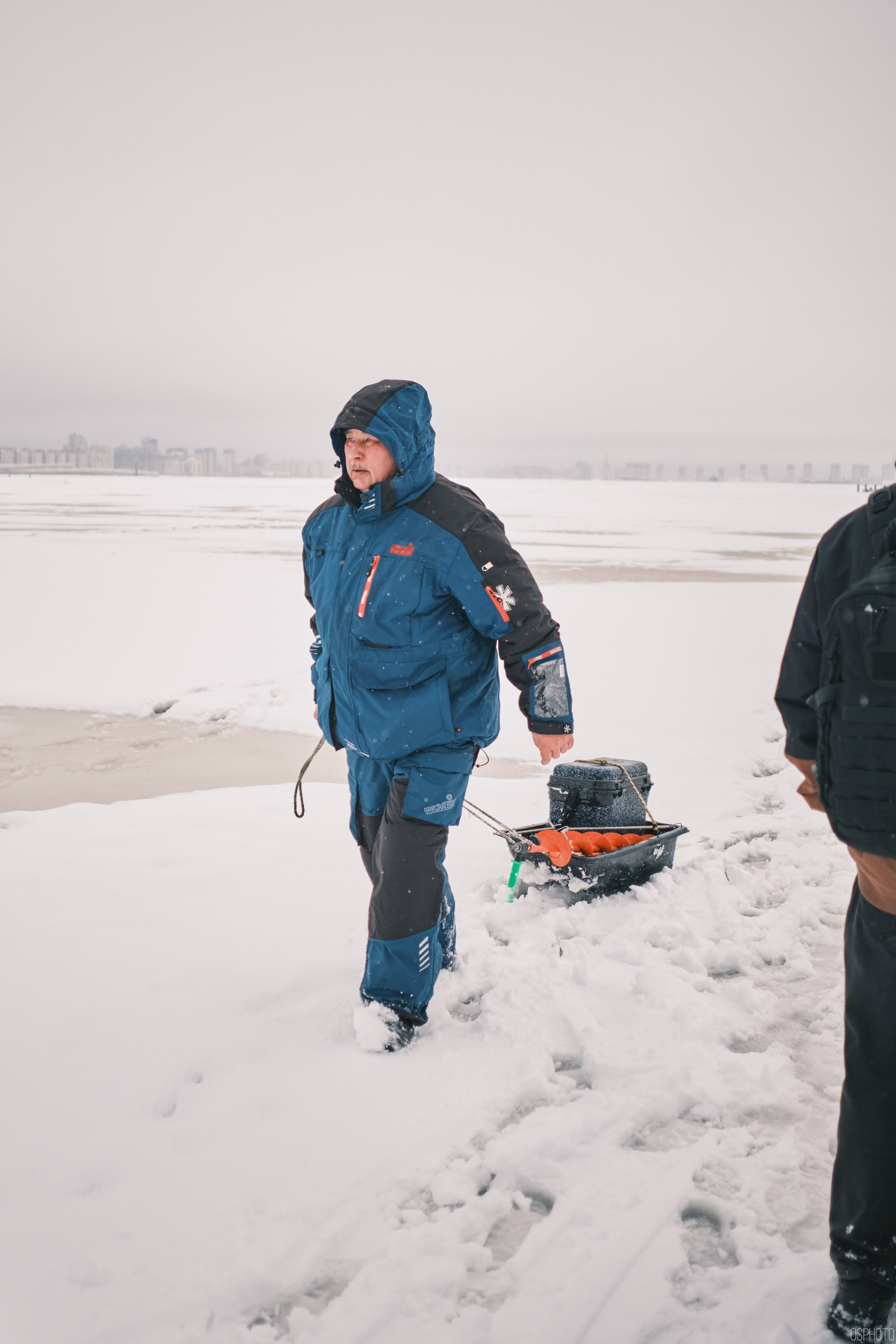 Снег и туман в Санкт-Петербурге. Фотографъ Сергѣевъ. Поймать мгновеніе