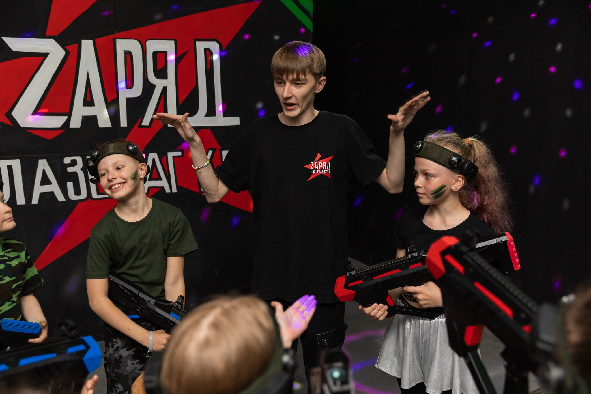 Платону 8 лет, лазертаг Zаряд. Фотограф Татьяна Генева