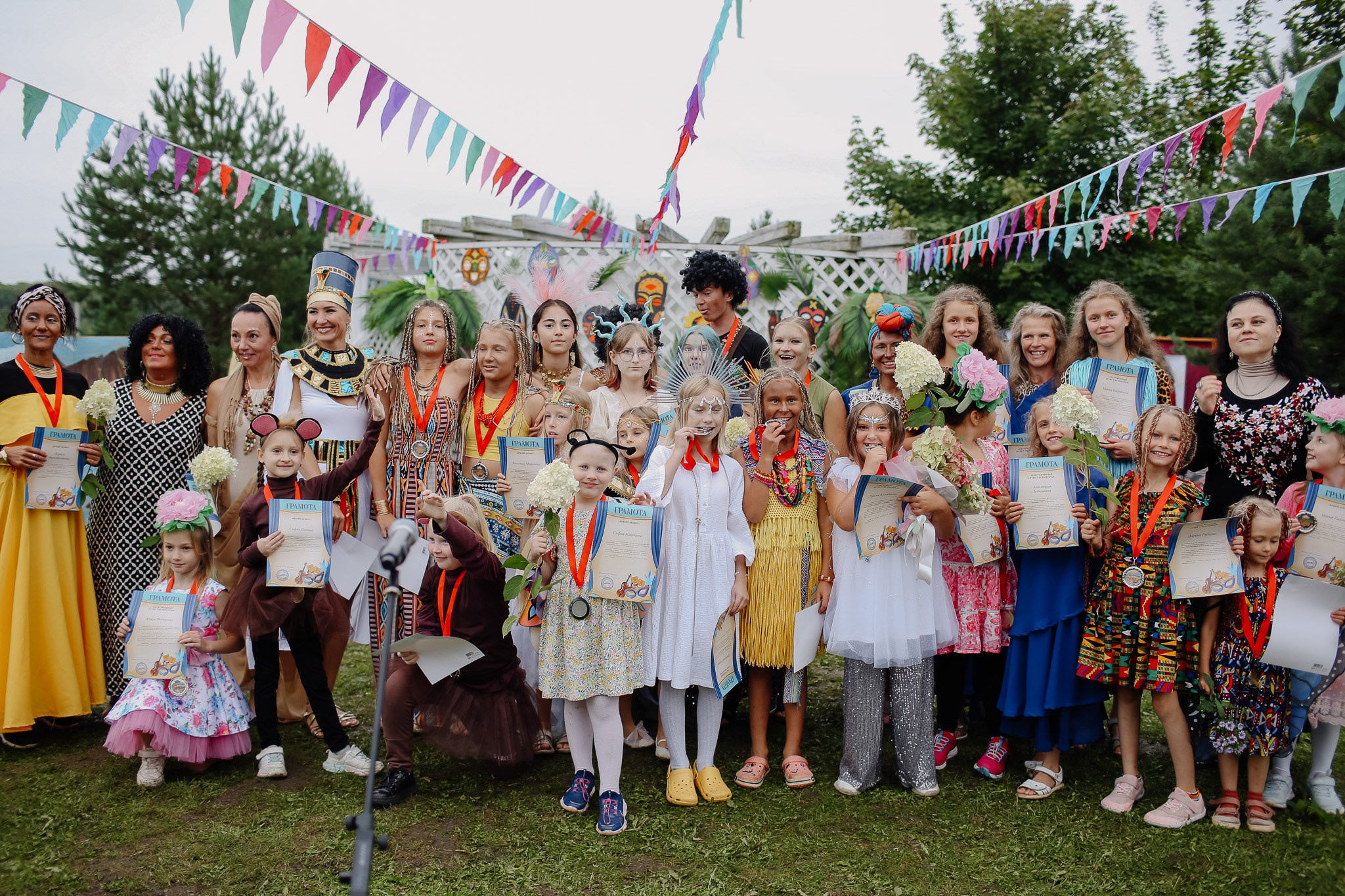 Репортажная съёмка детского праздника за городом. Женский фотограф в Москве Ксения Казакова